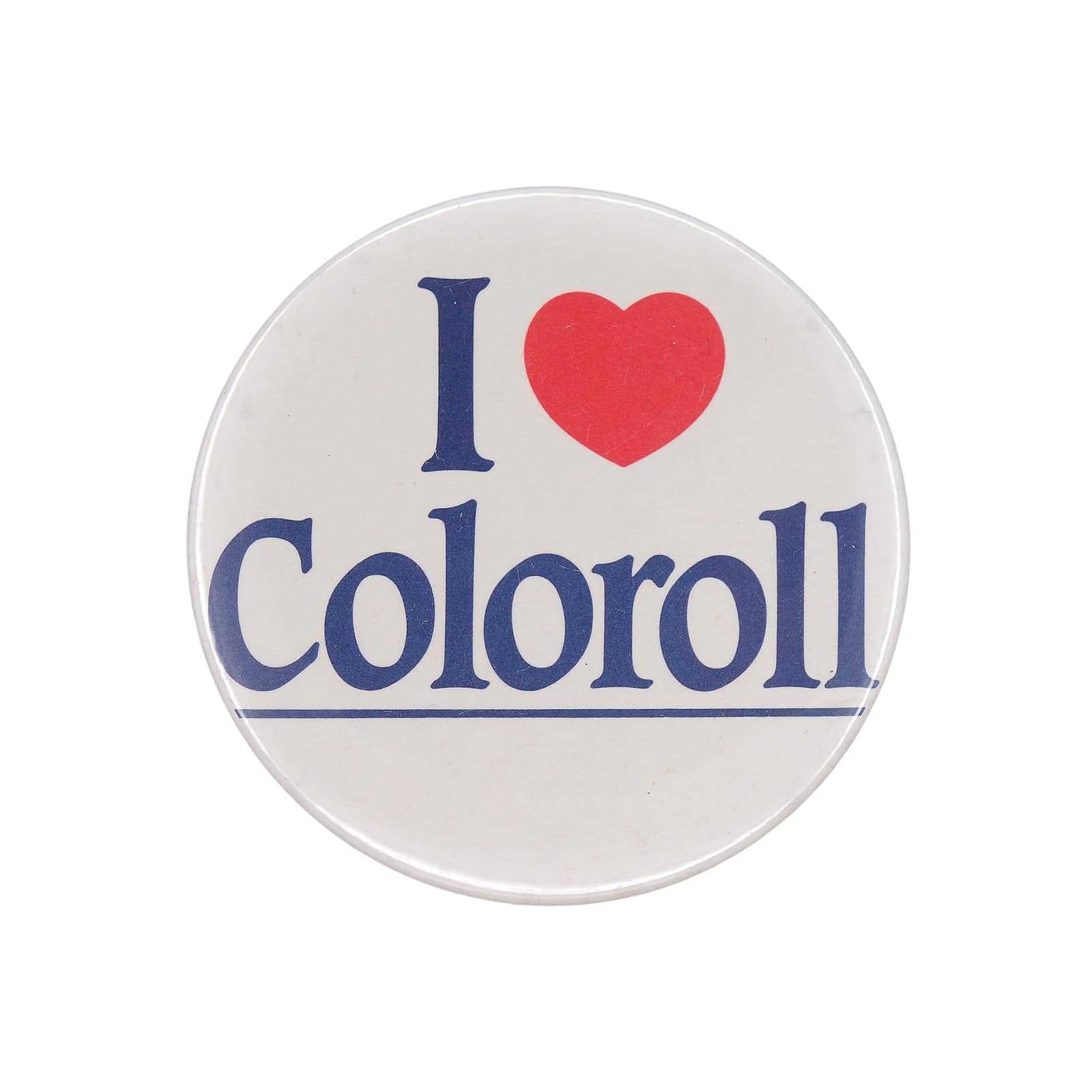 I Love Coloroll 缶バッジ バッチ