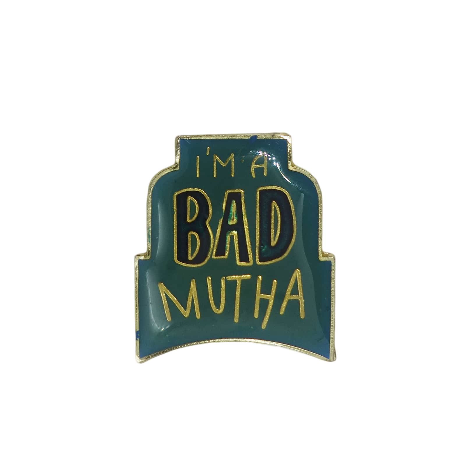 I'M A BAD MUTHA ピンズ AGB 1987 留め具付き