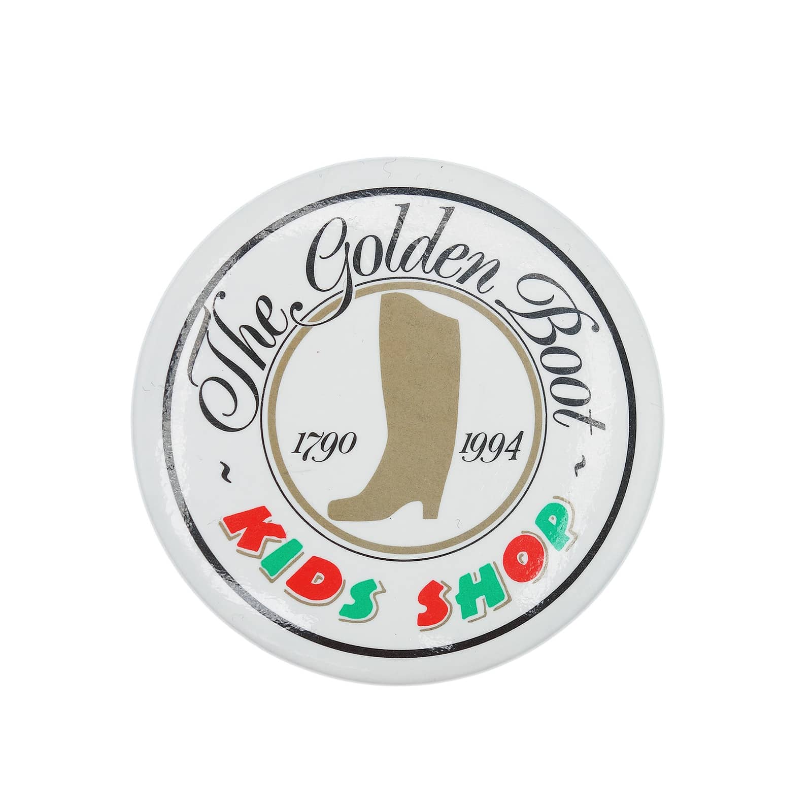 The Golden Boot 缶バッジ バッチ KIDS SHOP