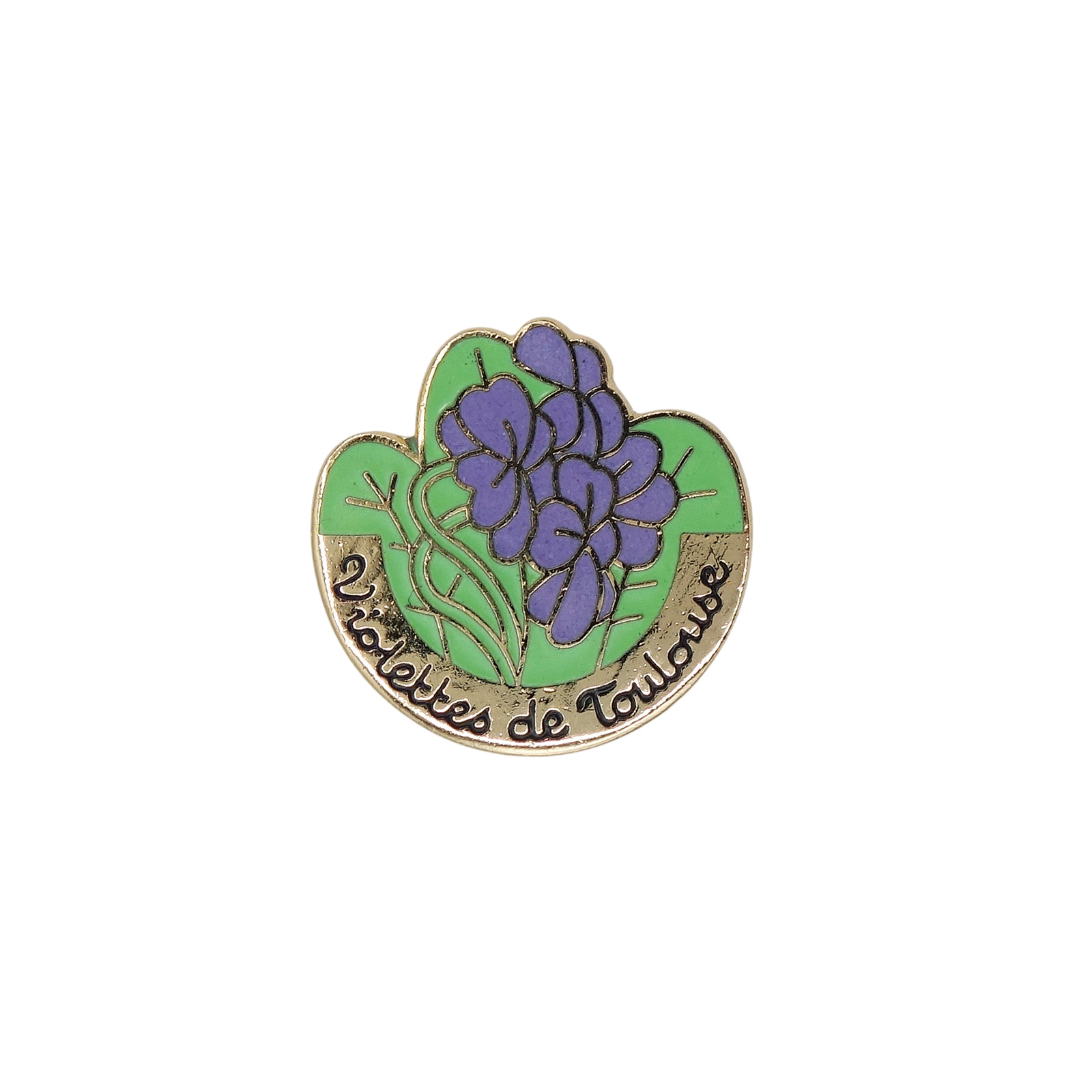 Violettes de Toulouse フランス トゥールーズ スミレ 花 ピンズ