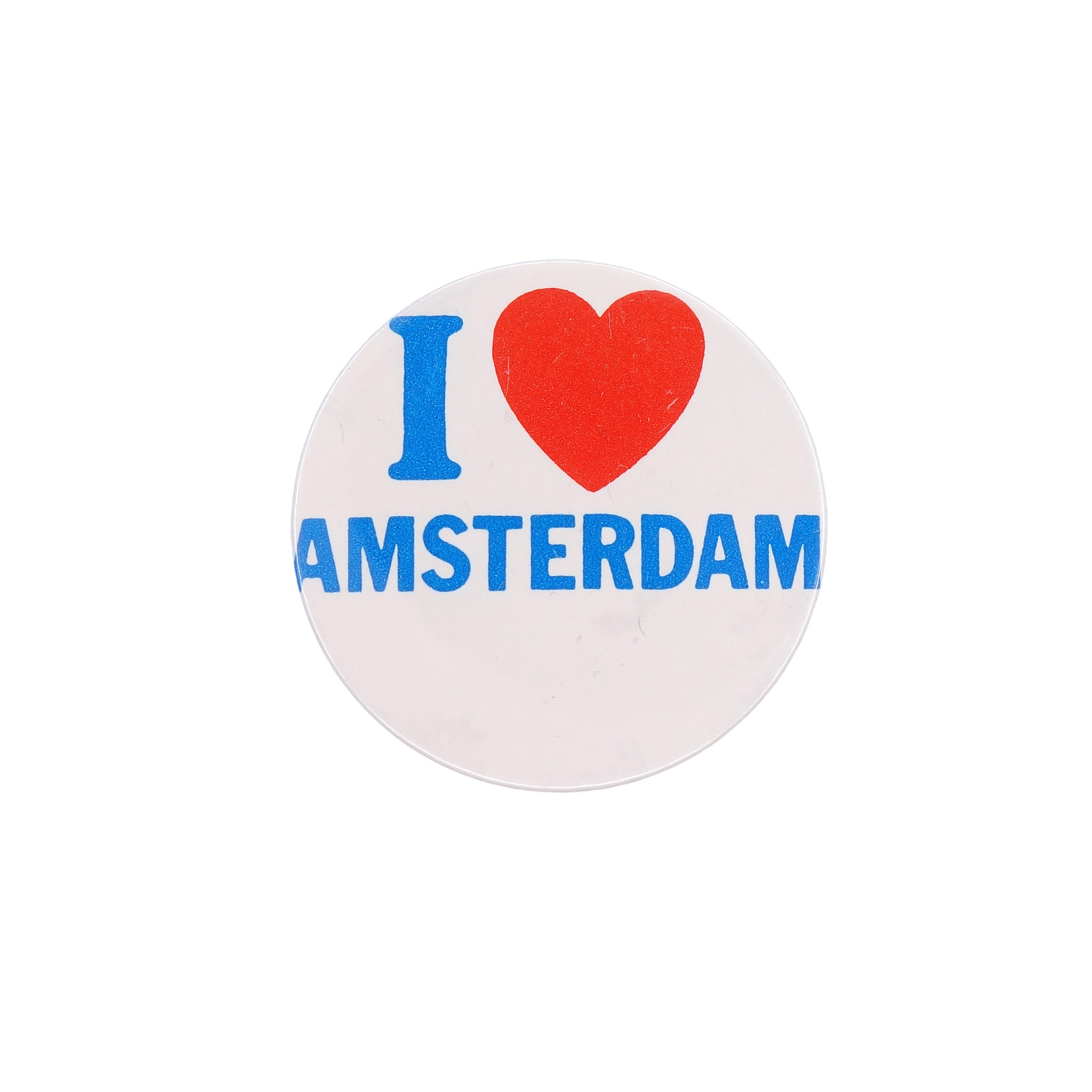 I LOVE AMSTERDAM 缶バッジ バッチ