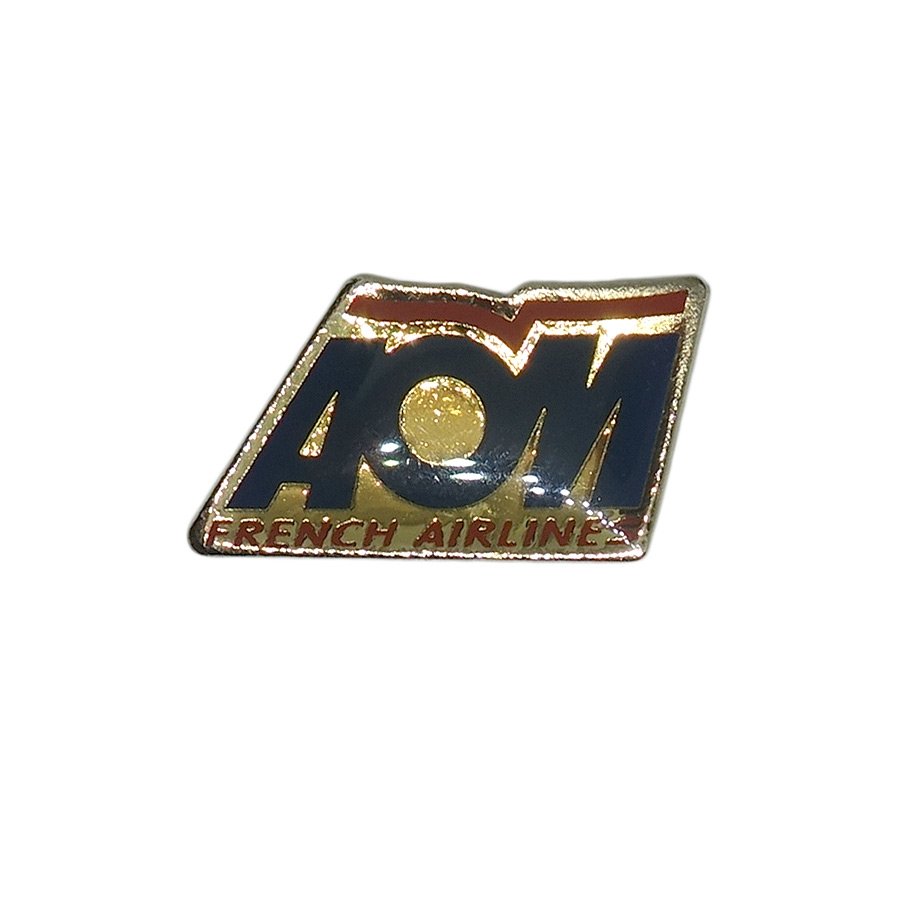 AOMフランス航空 ピンズ 企業ロゴ
