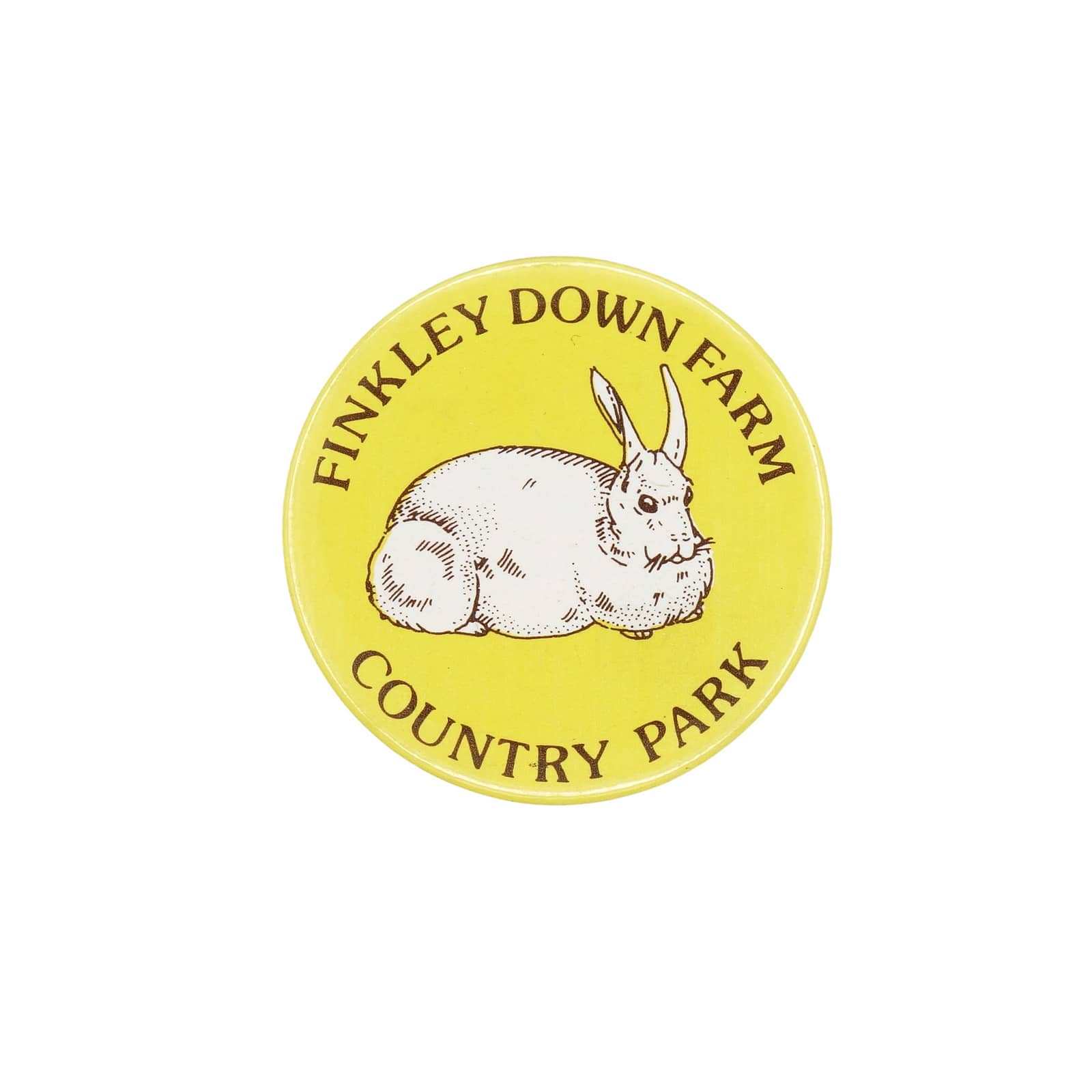 FINKLEY DOWN FARM フィンクリー・ダウン・ファーム 兎 缶バッジ バッチ