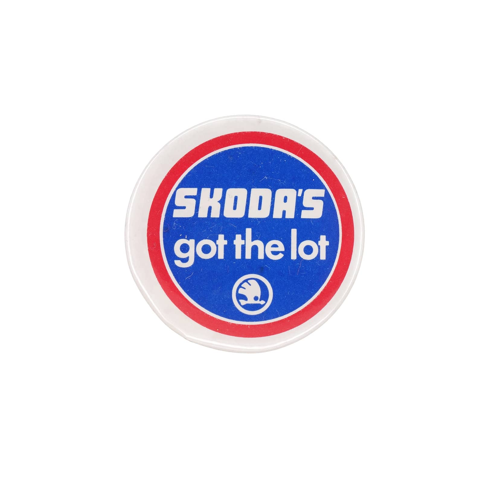 SKODA'S got the lot 缶バッジ バッチ 自動車メーカー シュコダ