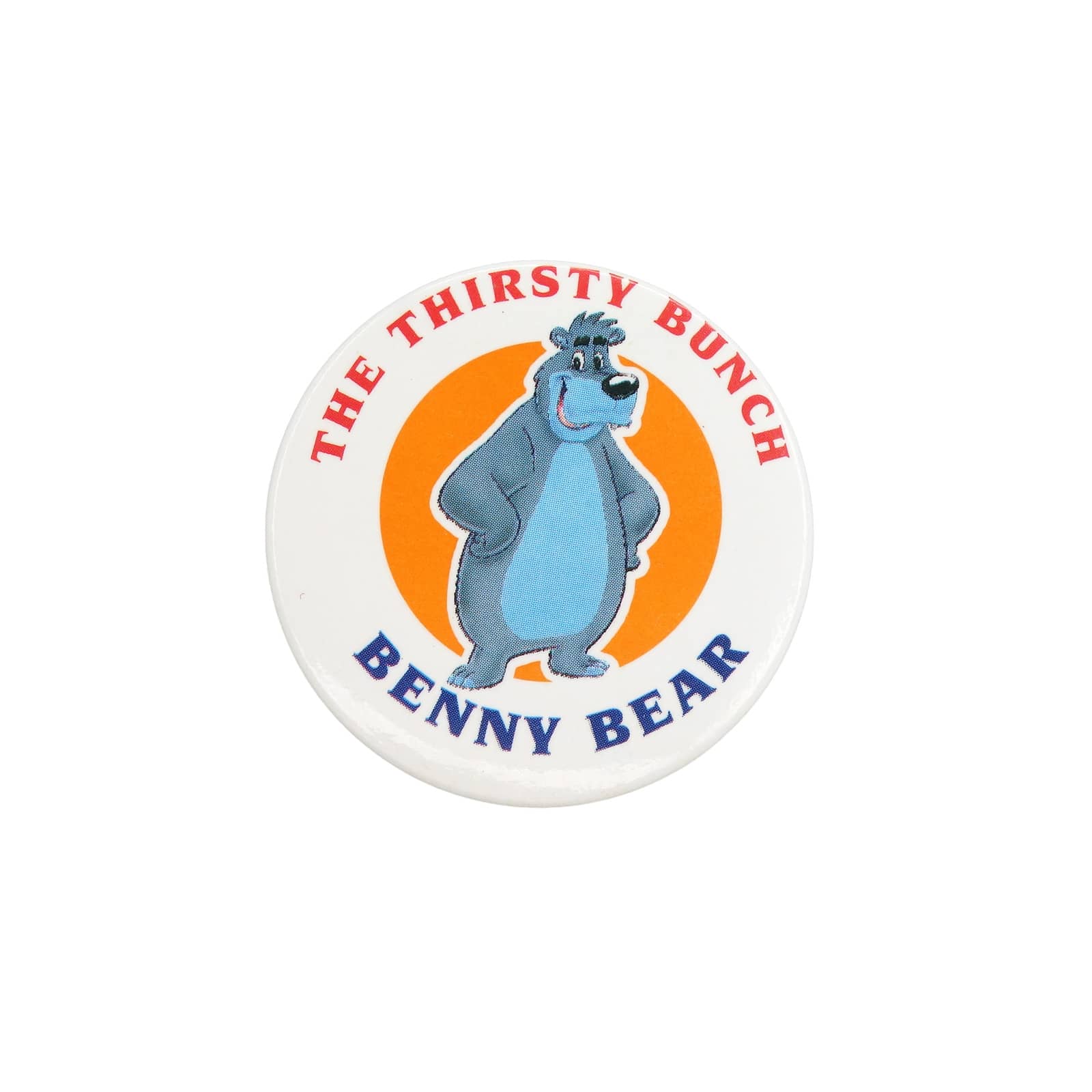 THE THIRSTY BUNCH BENNY BEAR 缶バッジ バッチ