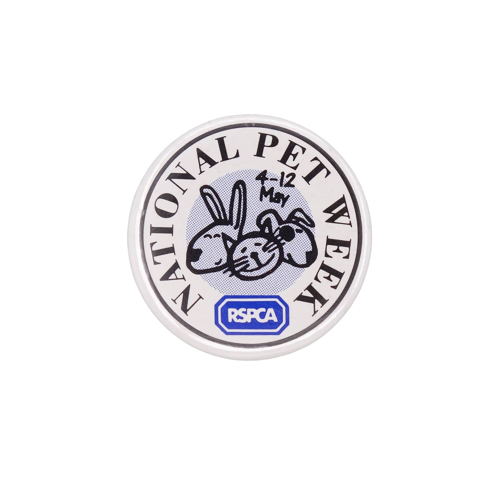 RSPCA 英国動物虐待防止協会 缶バッジ バッチ NATIONAL PET WEEK