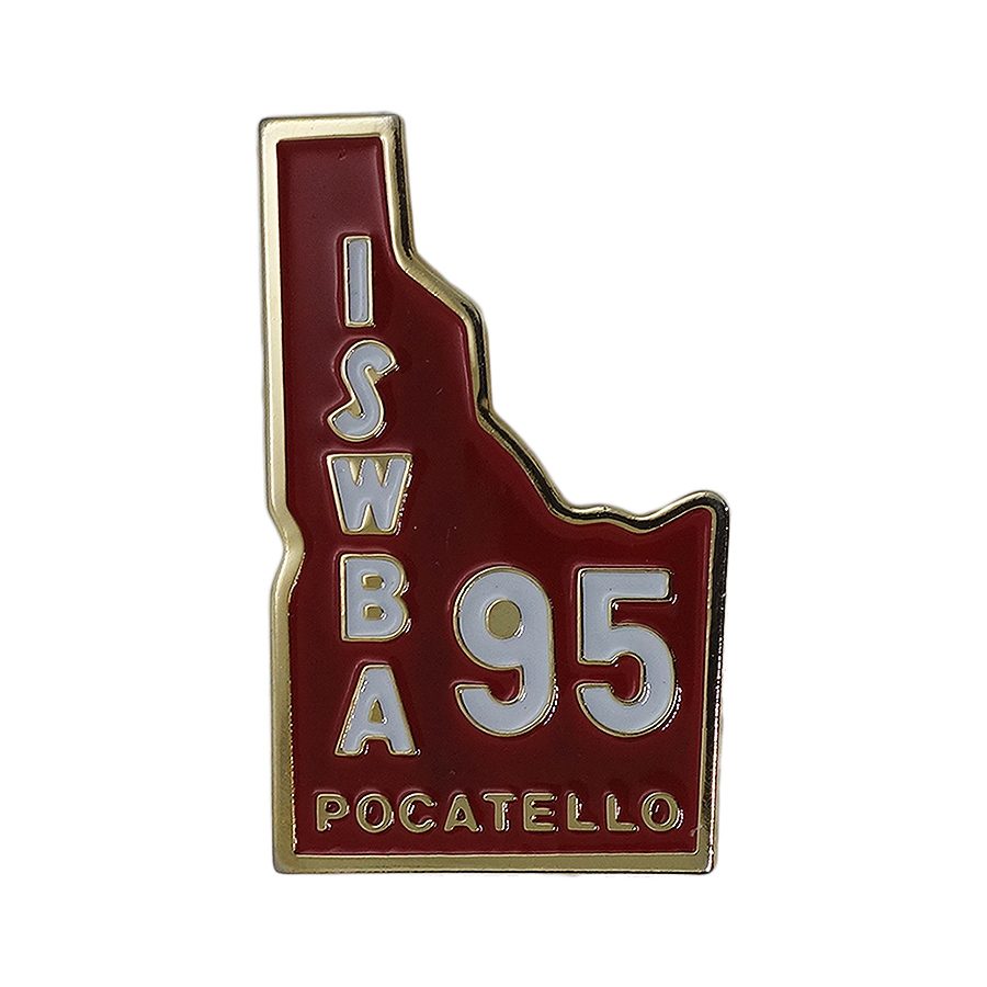ISWBA 95 ボウリング ピンズ POCATELLO アイダホ州 地図型