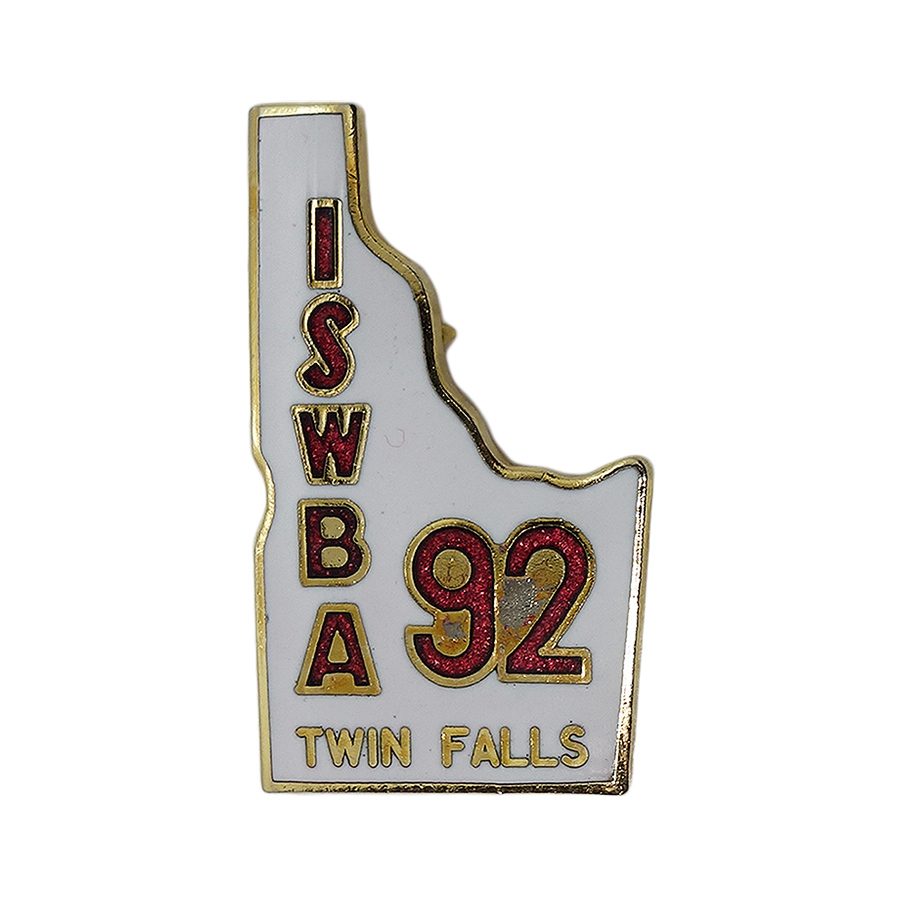 ISWBA 92 ボウリング ピンズ TWIN FALLS アイダホ州 地図型