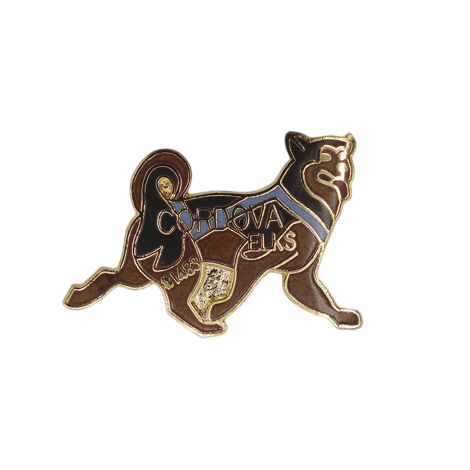 CORDOVA ELKS #1483 エルクス ピンズ ハスキー犬