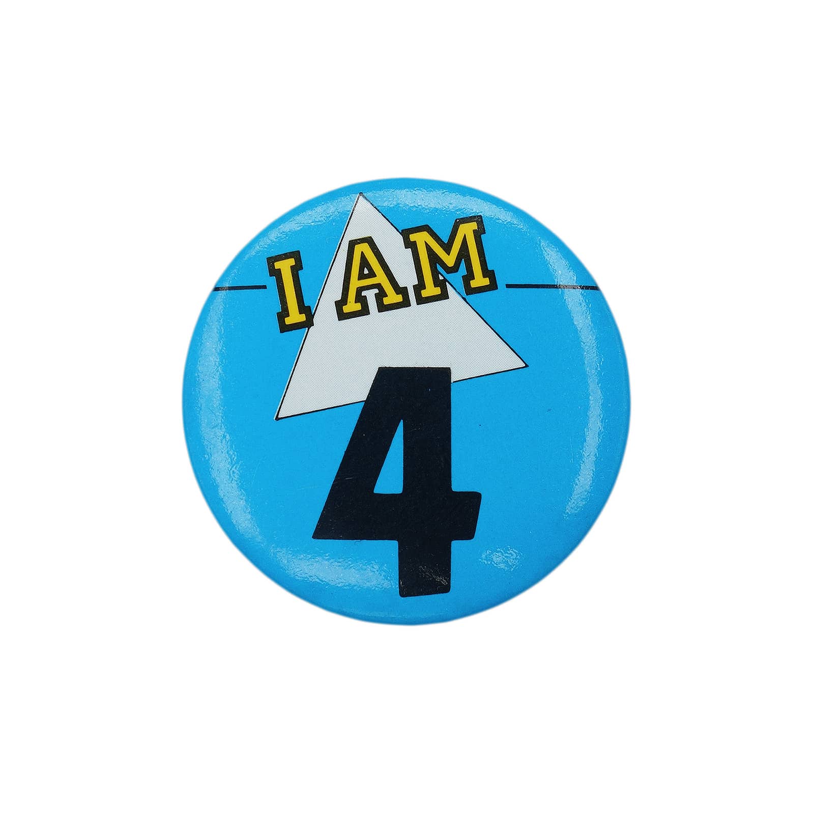 I AM 4 缶バッジ バッチ 4歳