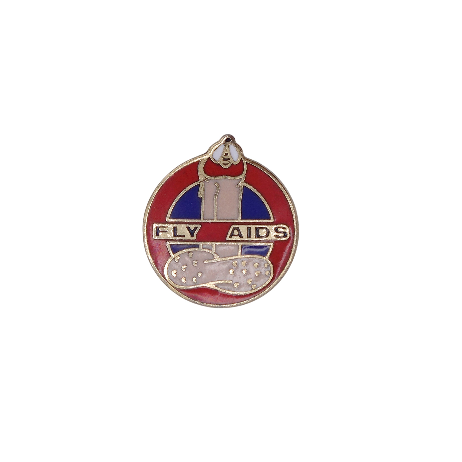 FLY AIDS ハエの止まった男性器 アダルトジョーク ピンズ