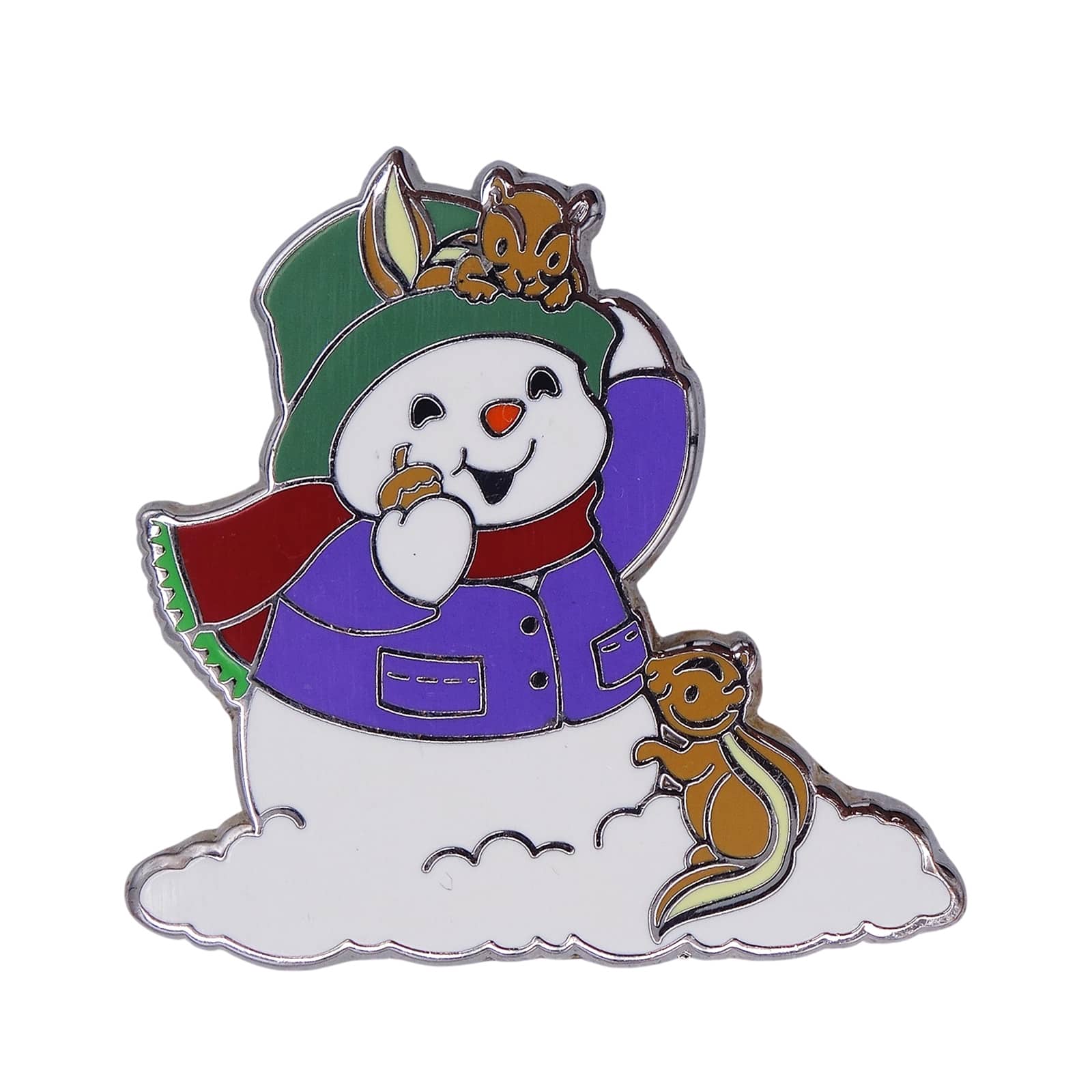 HALLMARK リスと雪だるま ピンズ ホールマーク