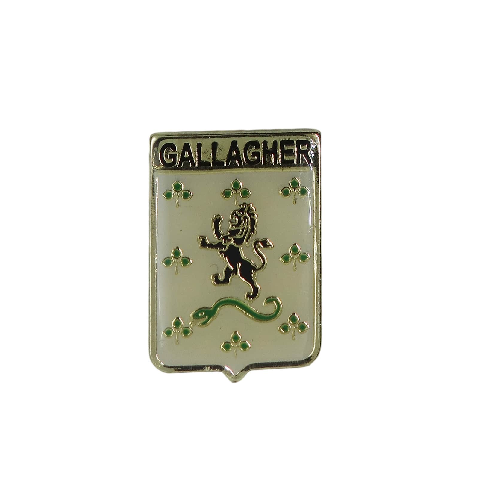 GALLAGHER 紋章 ピンズ 留め具付き