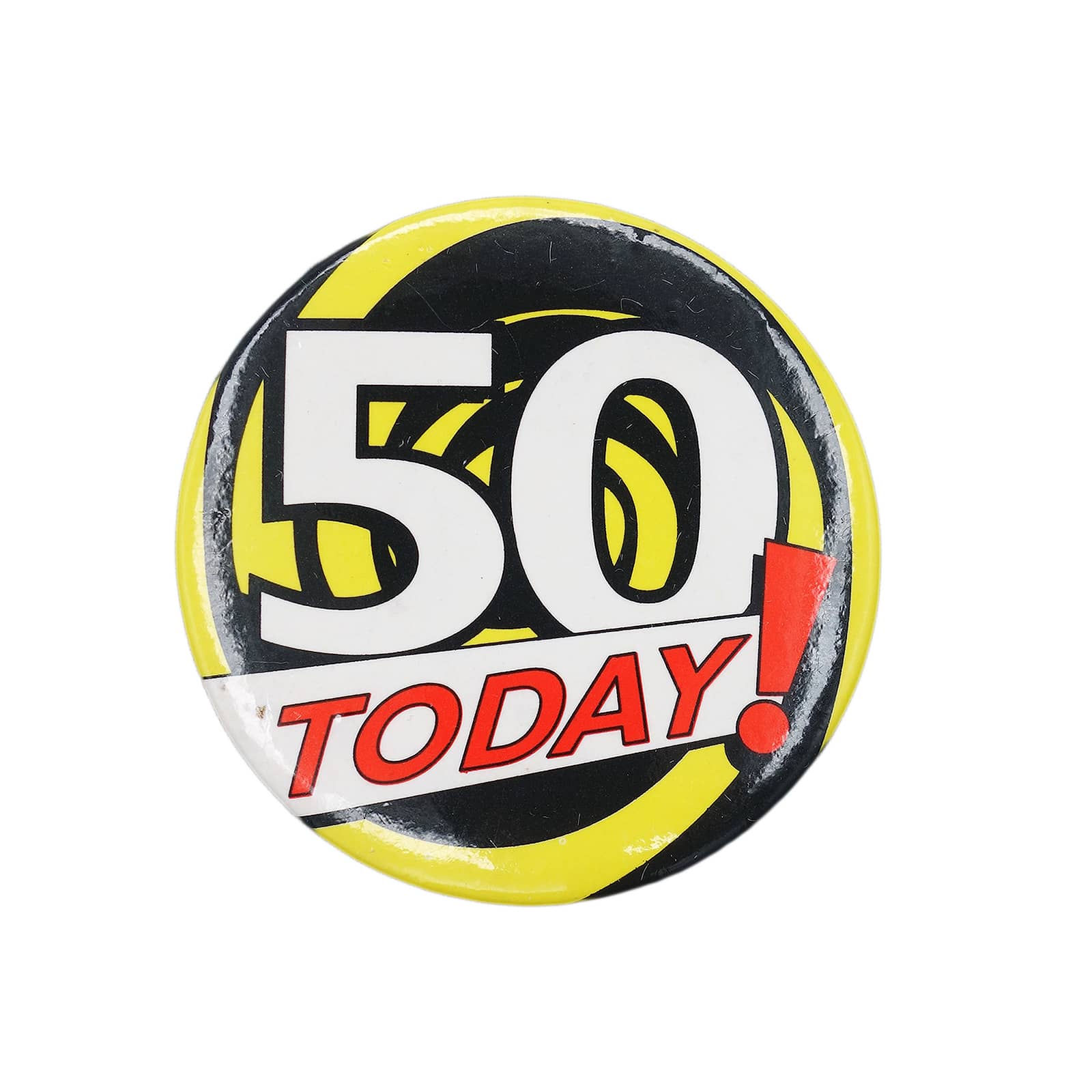 50 TODAY! 缶バッジ バッチ 50歳 誕生日