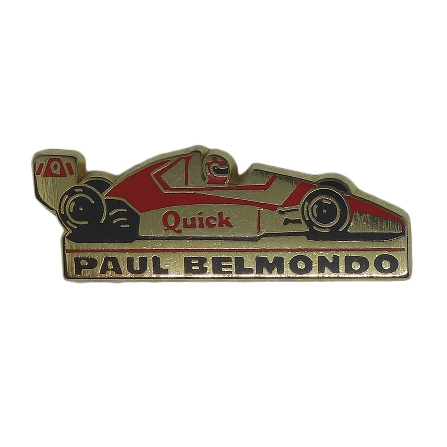 自動車 レーシングカー ピンズ F1 ドライバー PAUL BELMONDO 留め具付き