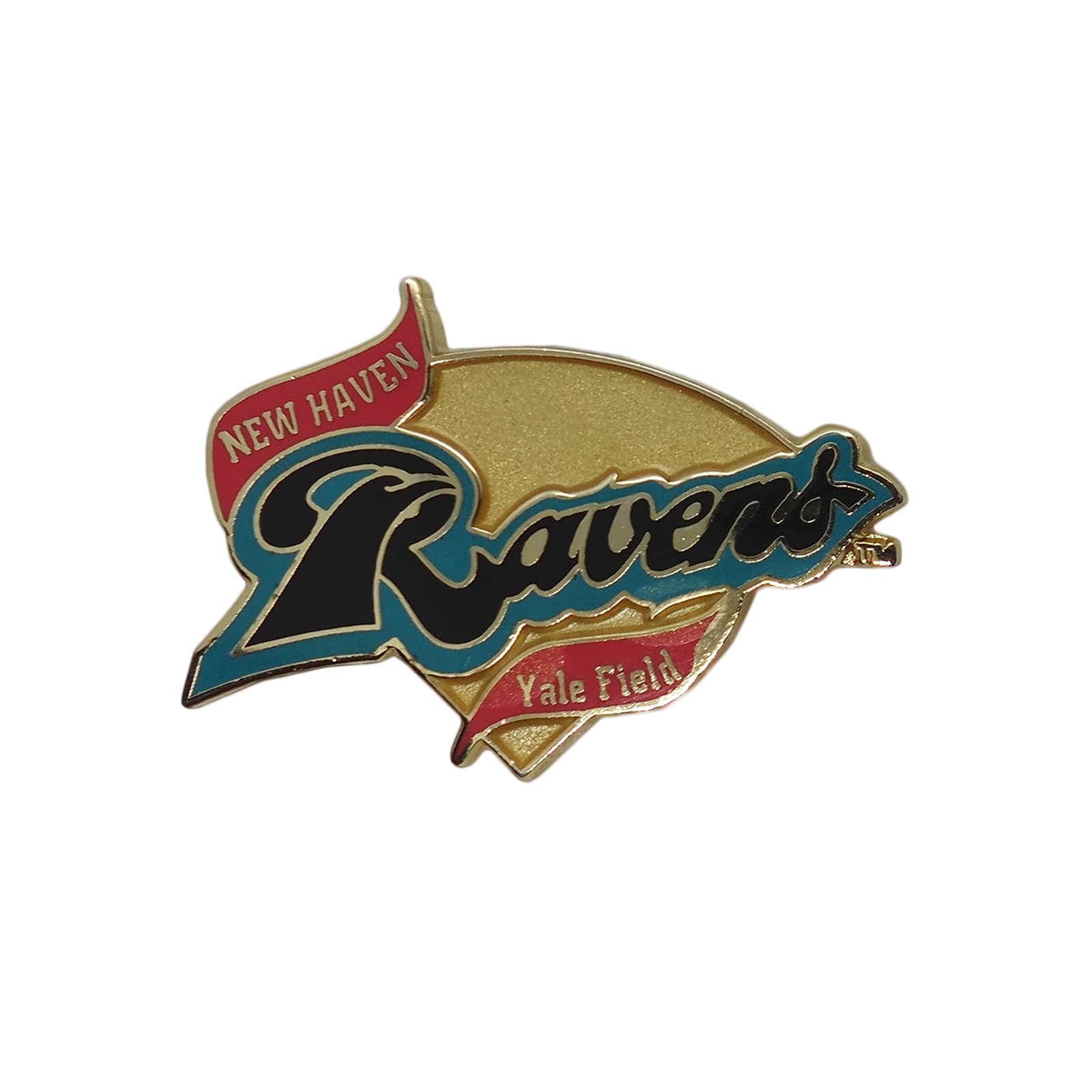 New Haven Ravens ピンズ 野球 ニューヘブン・レイブンズ 留め具付き