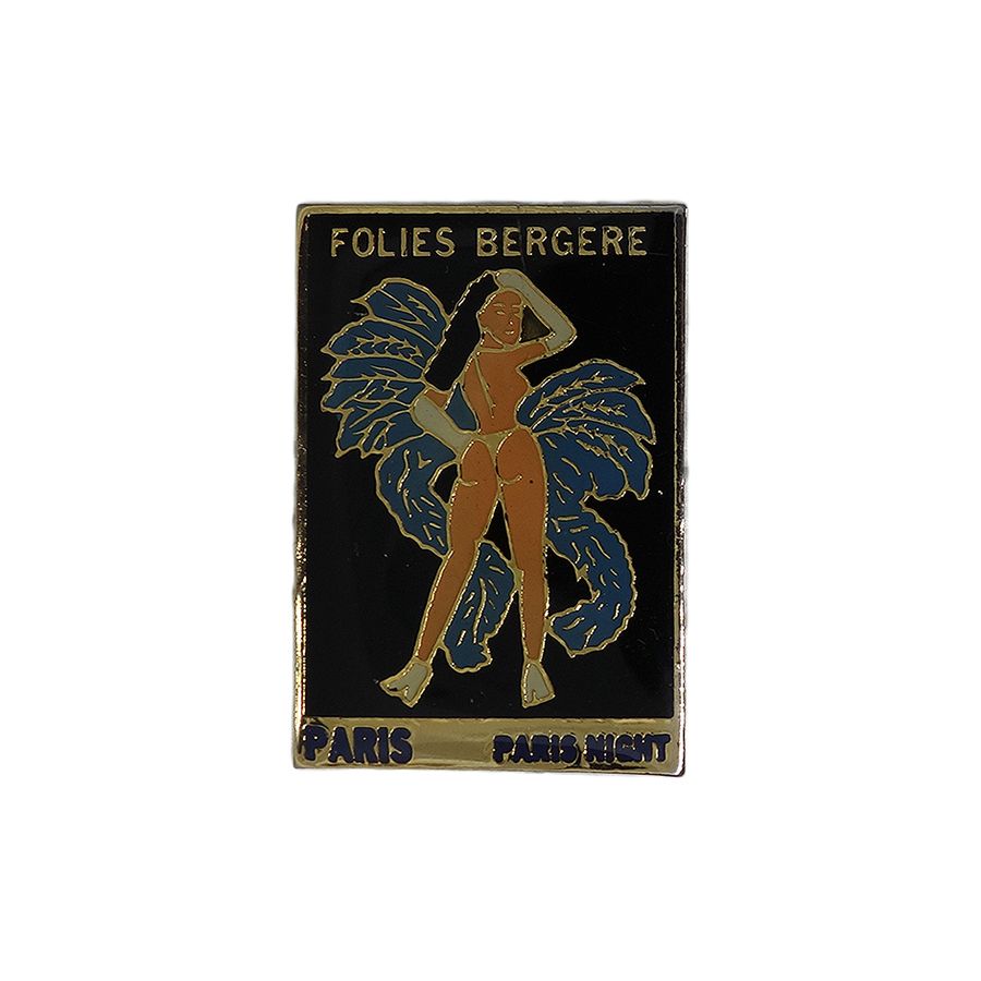 FOLIES BERGERE ピンズ フォリー・ベルジェール 女性 ダンサー 留め具付き