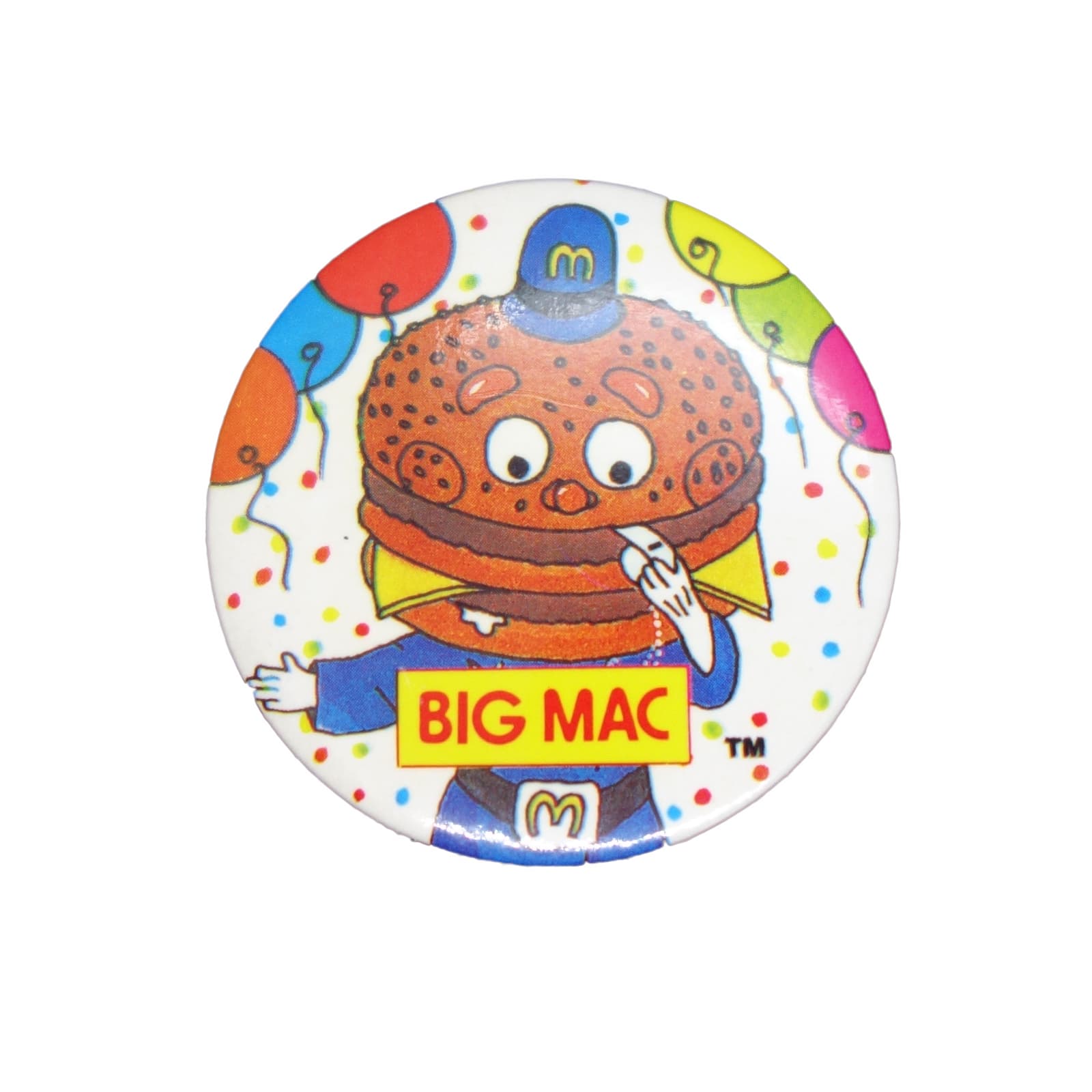 マクドナルド BIG MAC 缶バッジ レトロ ビッグマック ビンテージ McDonalds