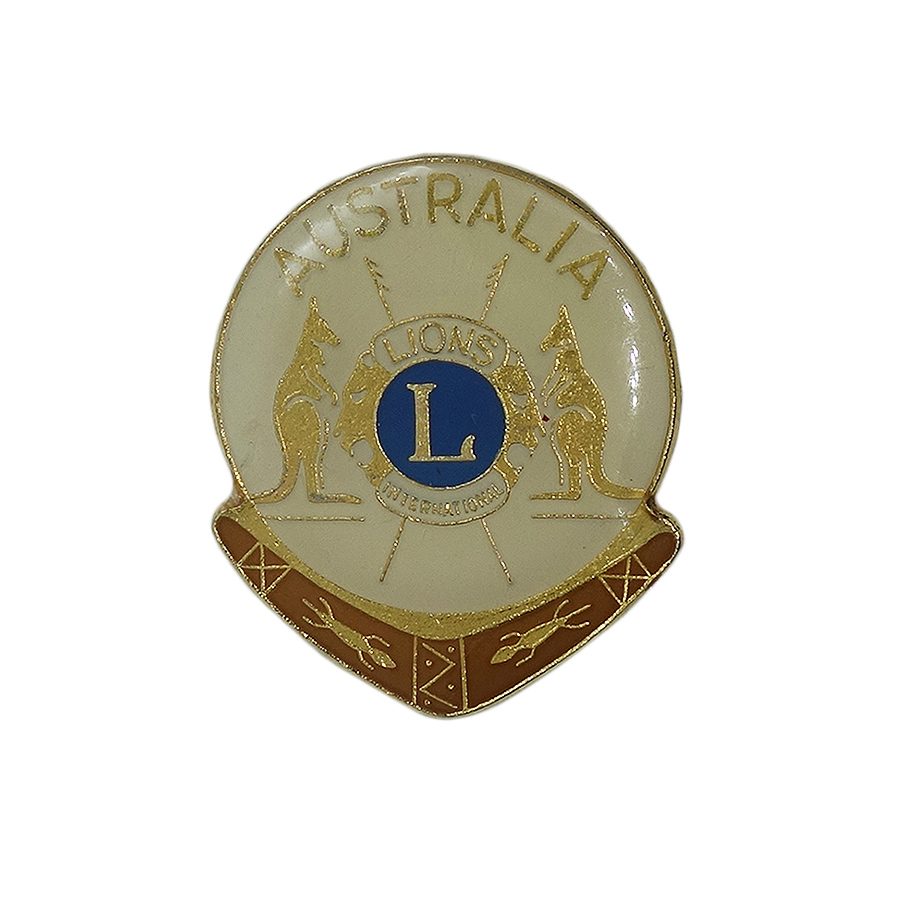 LIONS CLUB AUSTRALIA ピンバッジ ブローチ ライオンズクラブの通販