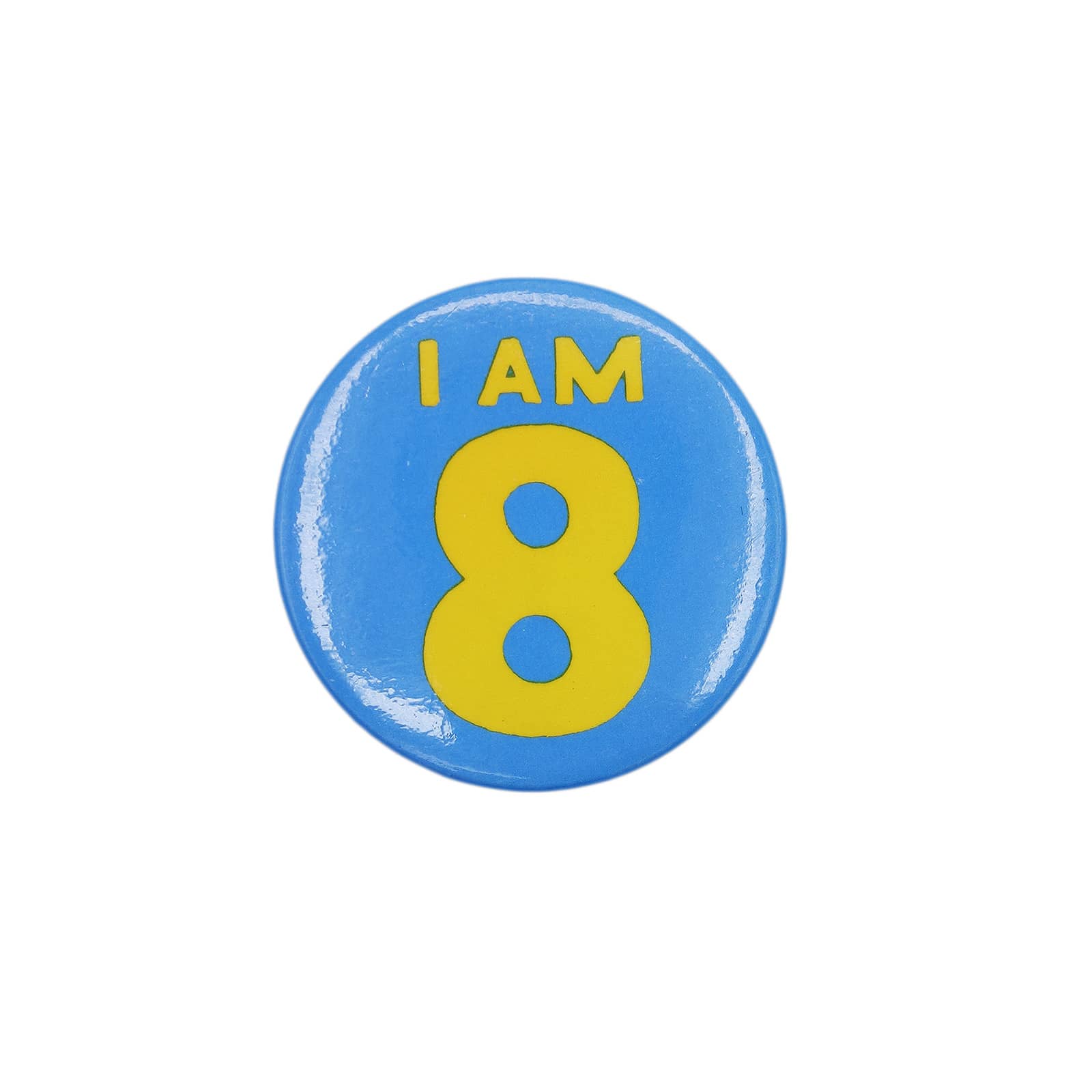 I AM 8 缶バッジ バッチ 8歳 誕生日