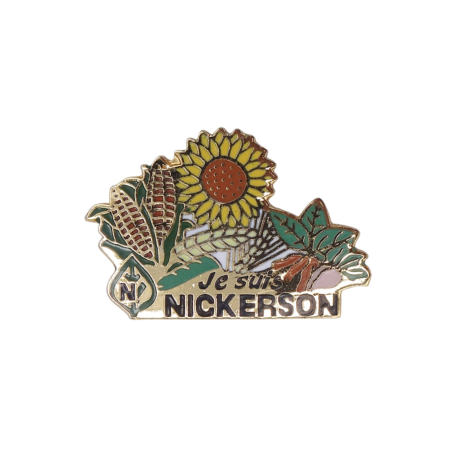 Je suis NICKERSON 農作物 ピンズ