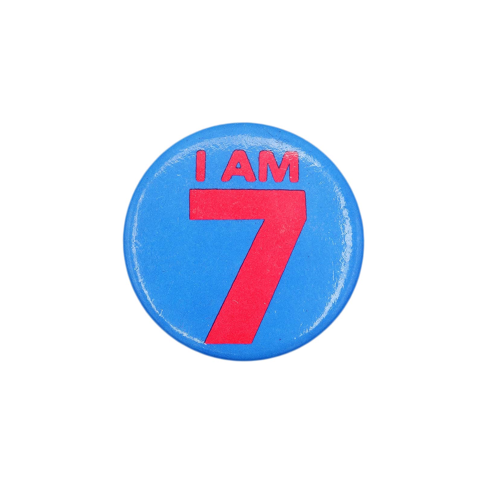 I am 7 缶バッジ バッチ 7歳 誕生日