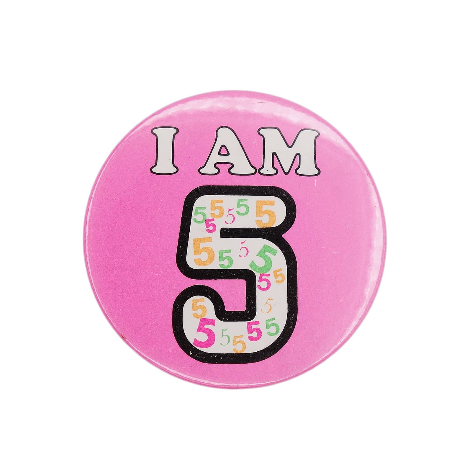 I am 5 缶バッジ バッチ 5歳 誕生日
