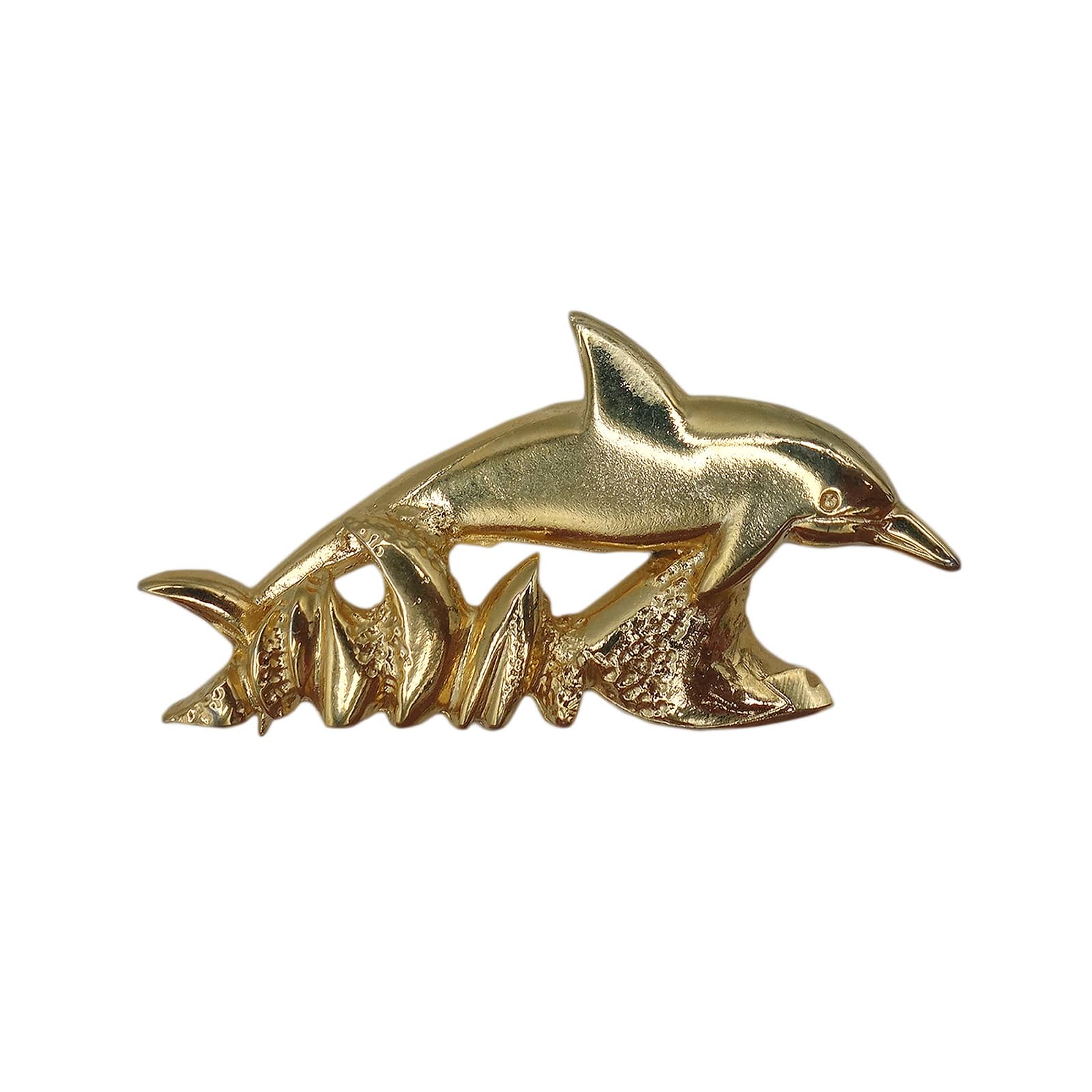 イルカ ピンズ 金色 動物