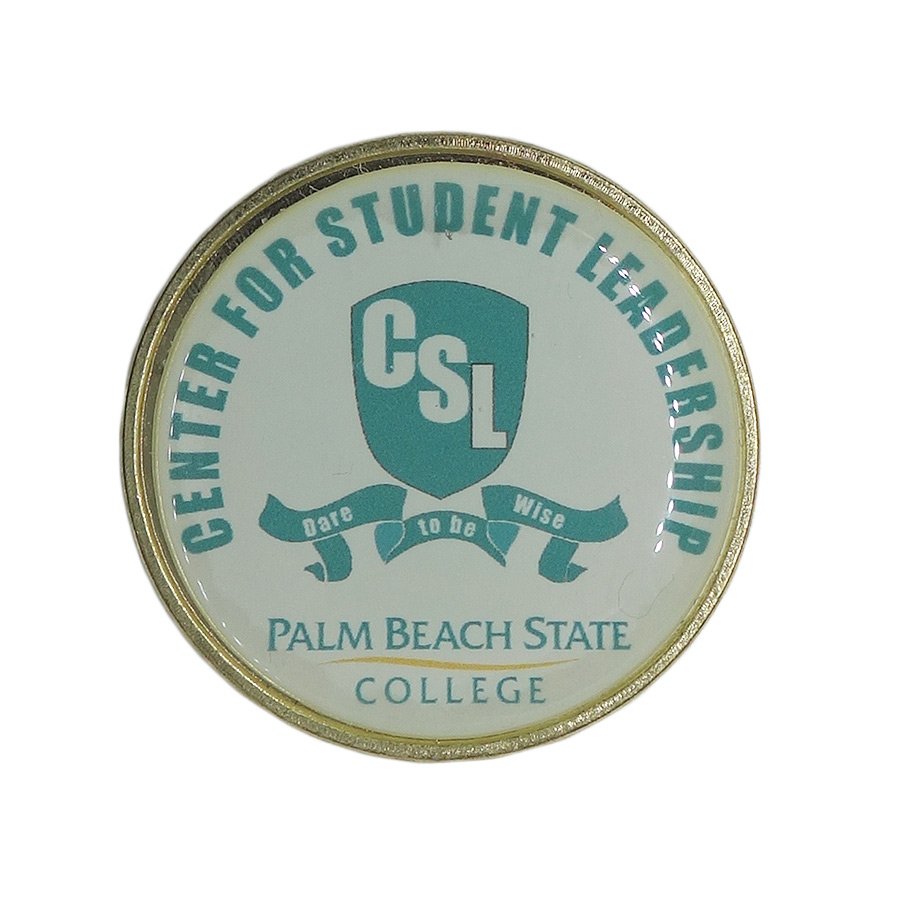 ピンズ スクール 学校 Palm Beach State College CSL 留め具付き レトロ