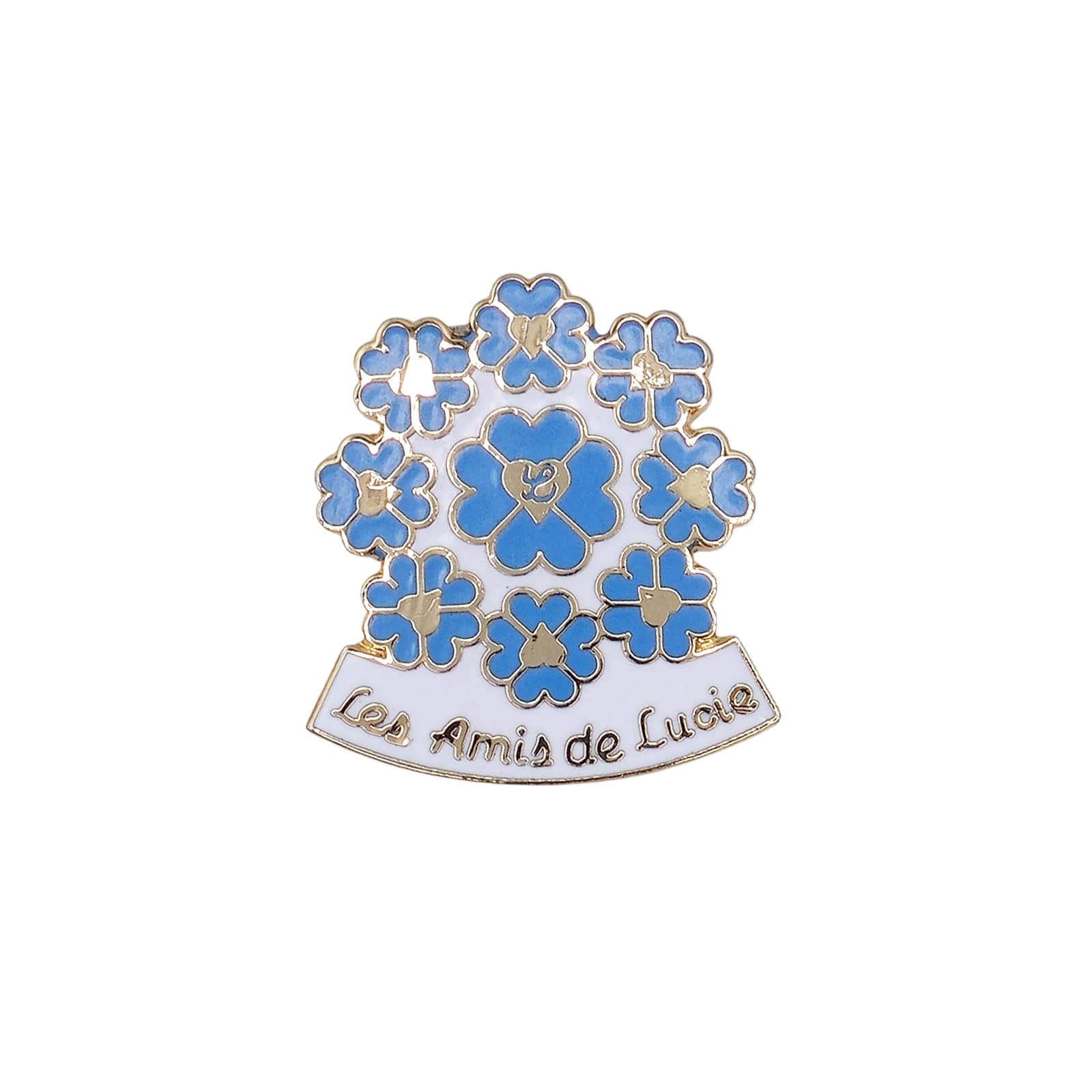 Les Amis de Lucie 忘れな草 花 ピンズ