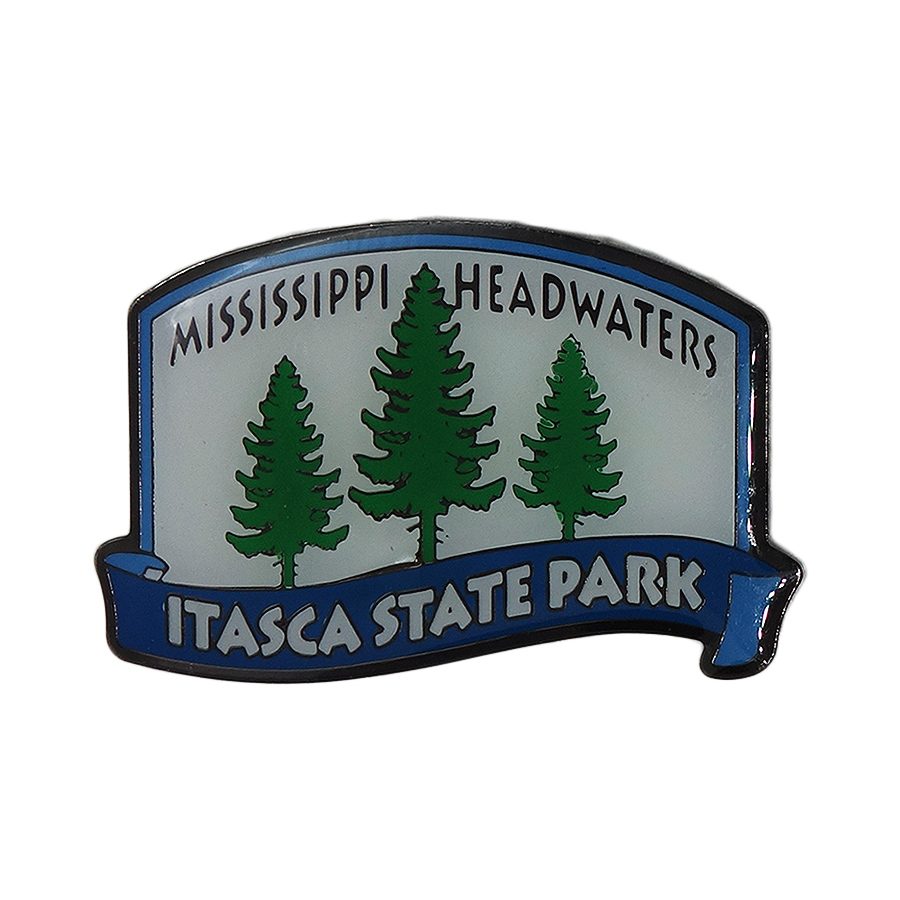 ITASCA STATE PARK ピンズ 木 留め具付き