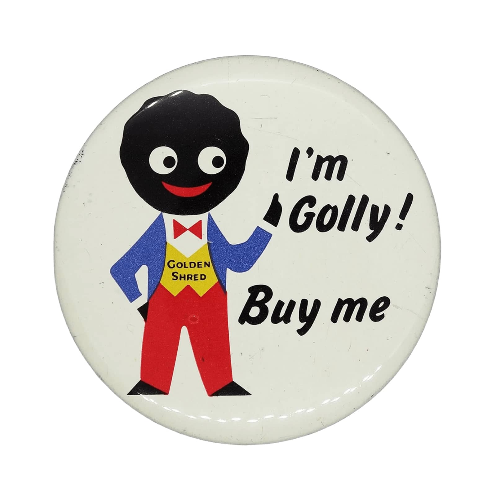 ビンテージ 缶バッジ キャラクター GOLLY