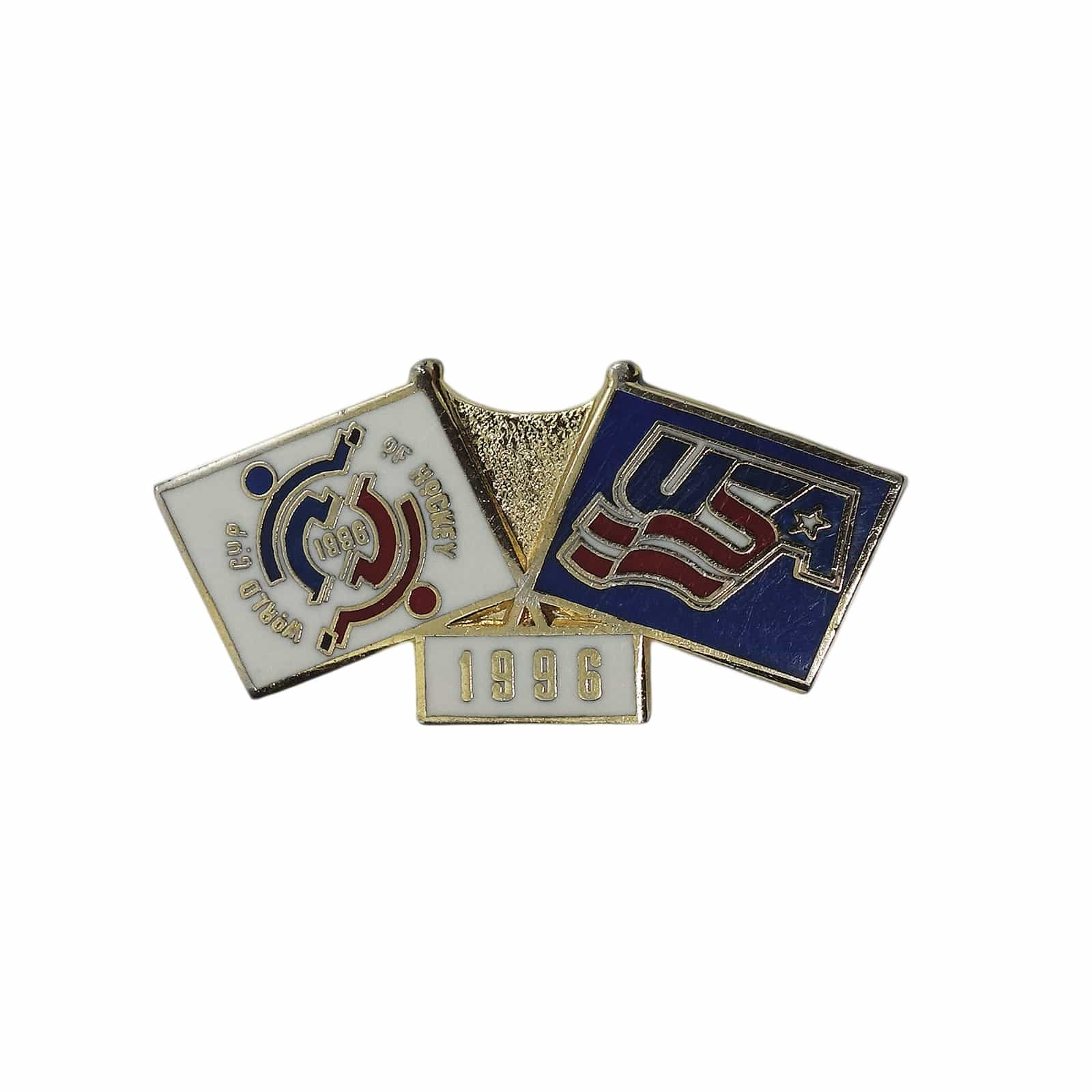 1996 World Cup Of Hockey Team USA ピンズ ホッケー 留め具付き