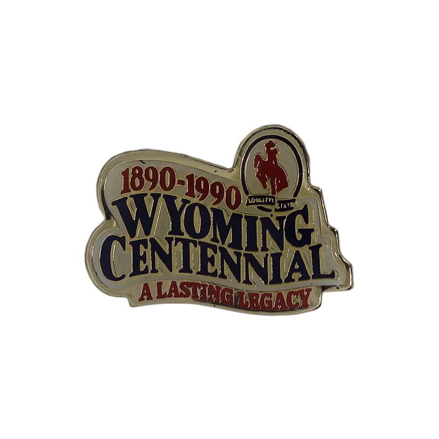 WYOMING CENTENNIAL ピンズ ワイオミング州 留め具付き