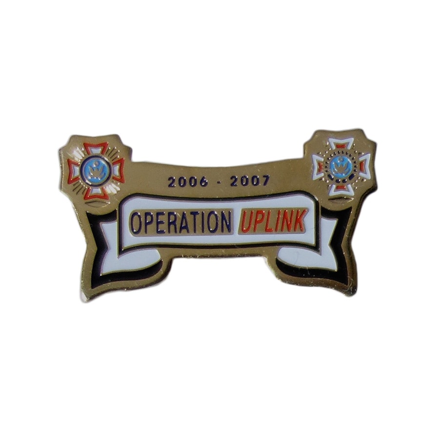 ピンズ VFW 海外戦争復員兵協会　Operation Uplink プログラム 留め具付き