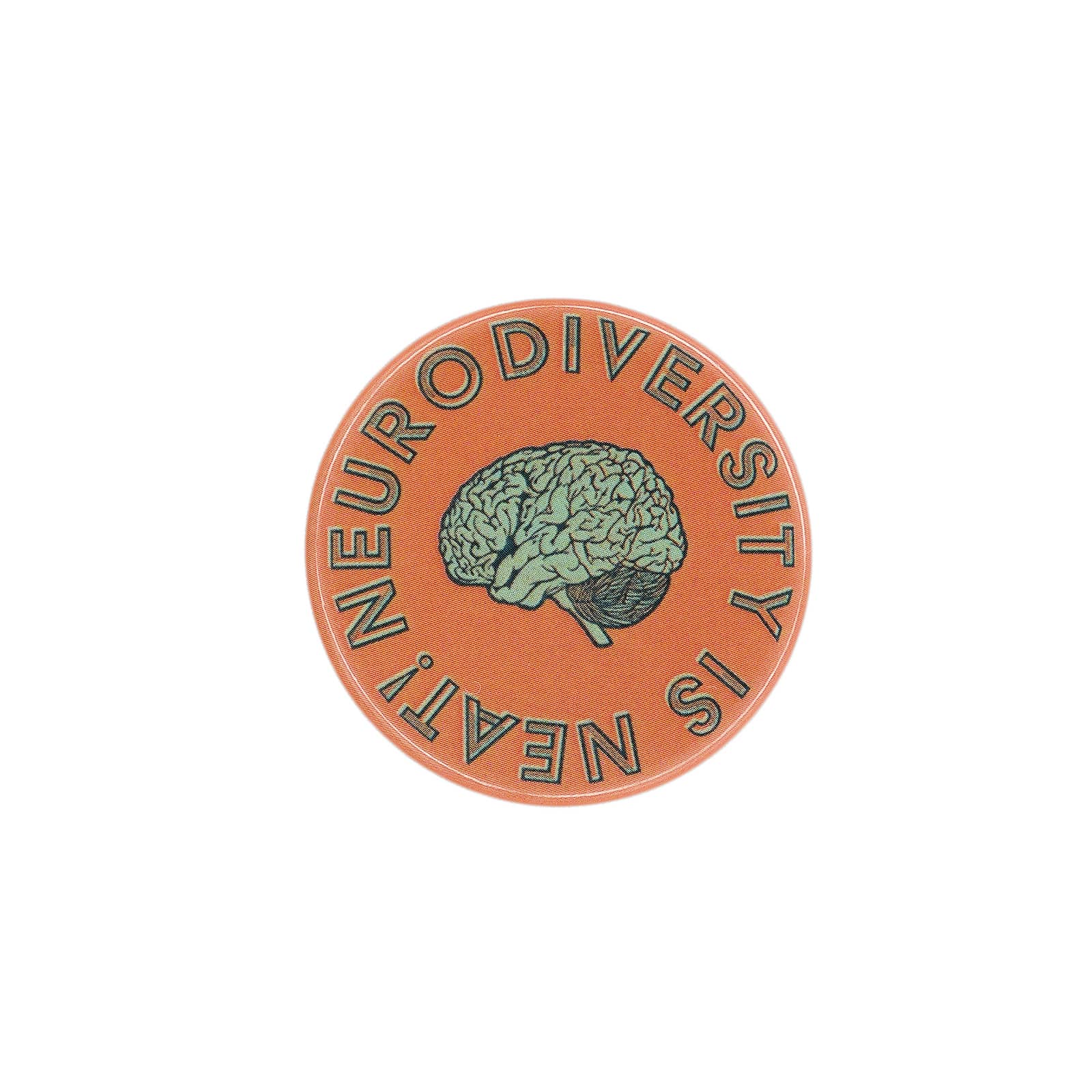 NEURODIVERSITY IS NEAT! 缶バッジ バッチ 脳