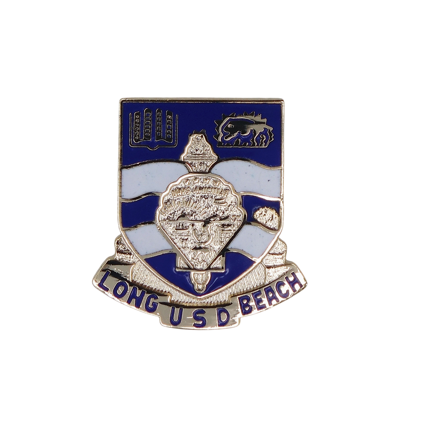 米陸軍JROTC LONG BEACH USD 部隊章 ピンズ ミリタリー