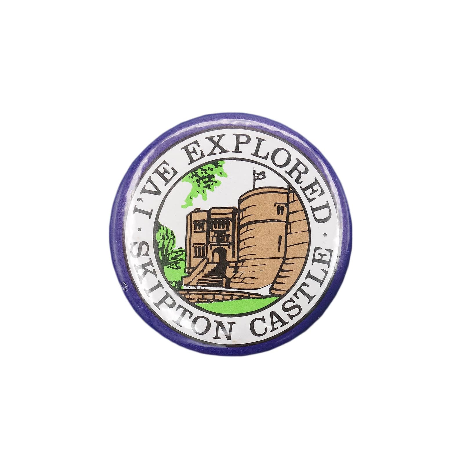 I'VE EXPLORED SKIPTON CASTLE 缶バッジ バッチ スキプトン城