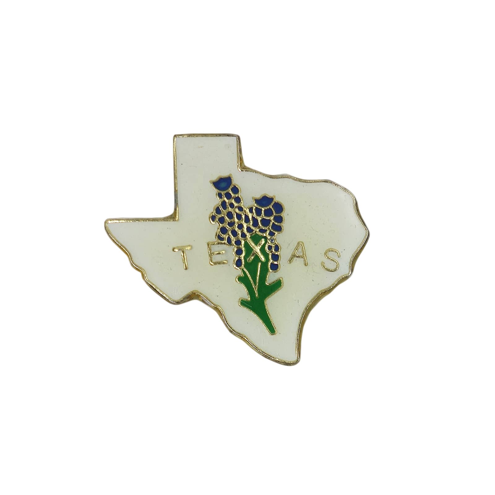 TEXAS テキサス州 地図型 ピンズ 留め具付き