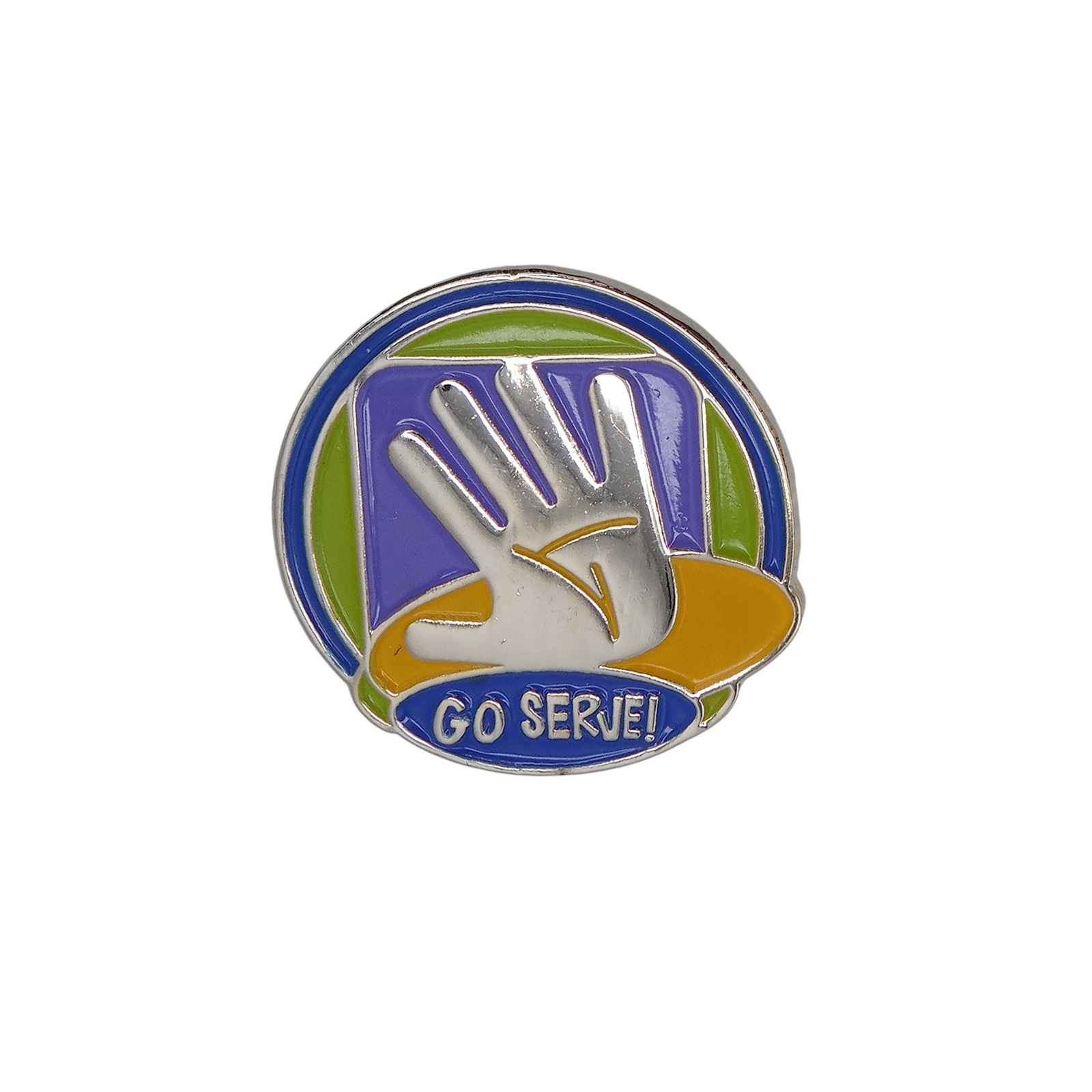 GO SERVE! 手のひら ピンズ