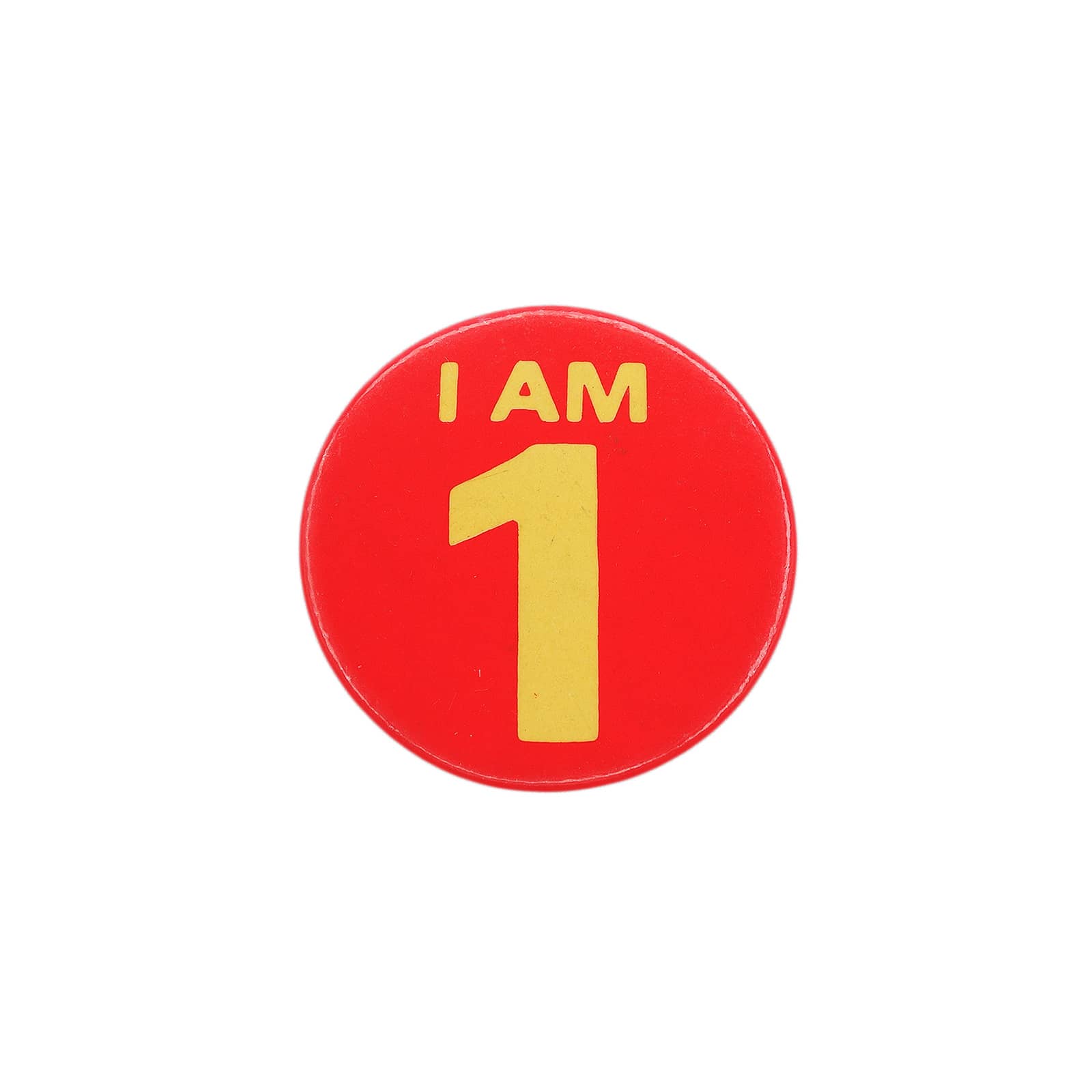 I AM 1 缶バッジ バッチ 1歳 誕生日