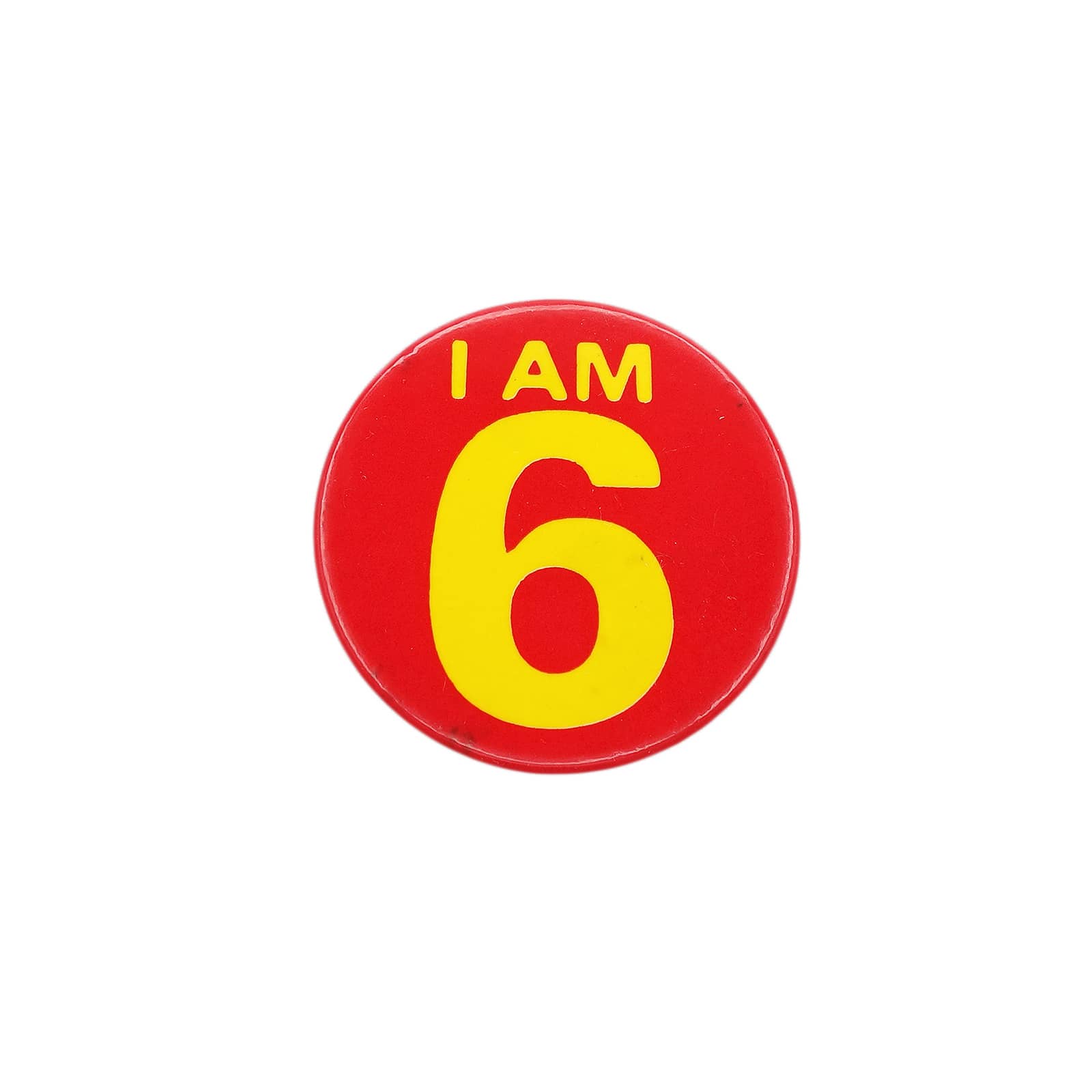 I AM 6 缶バッジ バッチ 6歳 誕生日