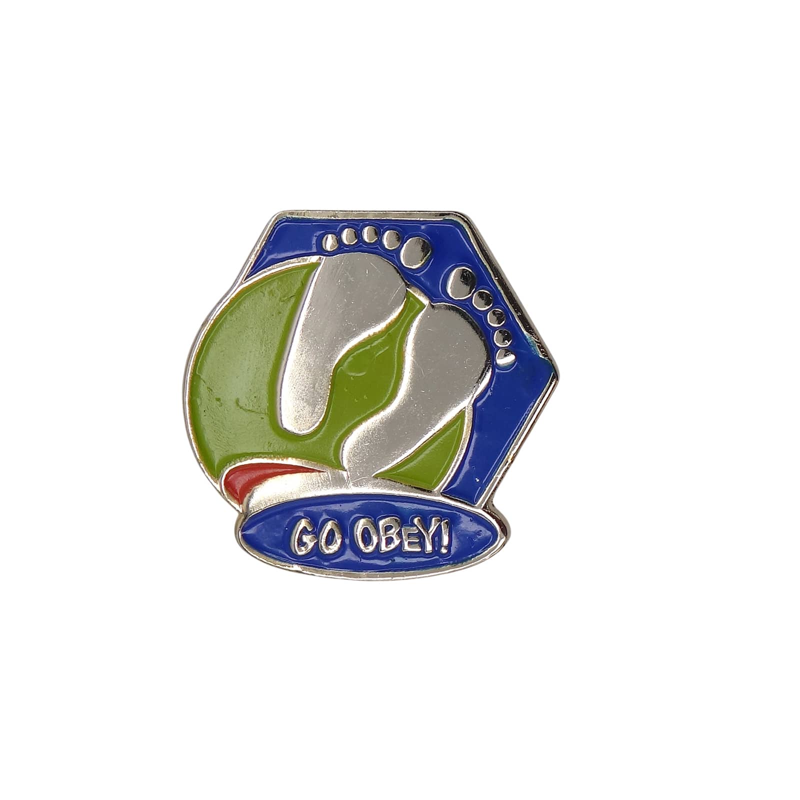 GO OBEY! 足跡 ピンズ