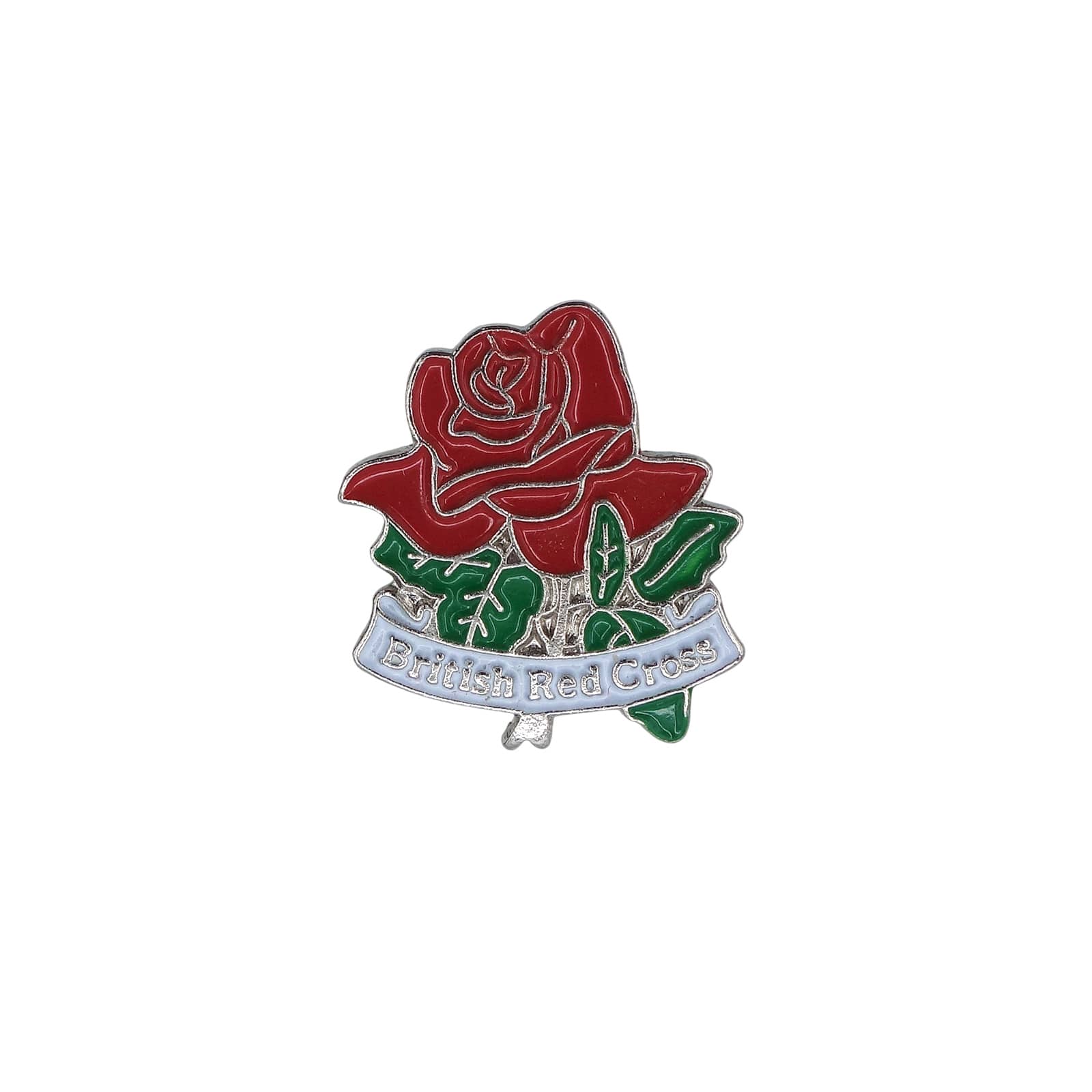 British Red Cross 薔薇 ピンズ 英国赤十字社