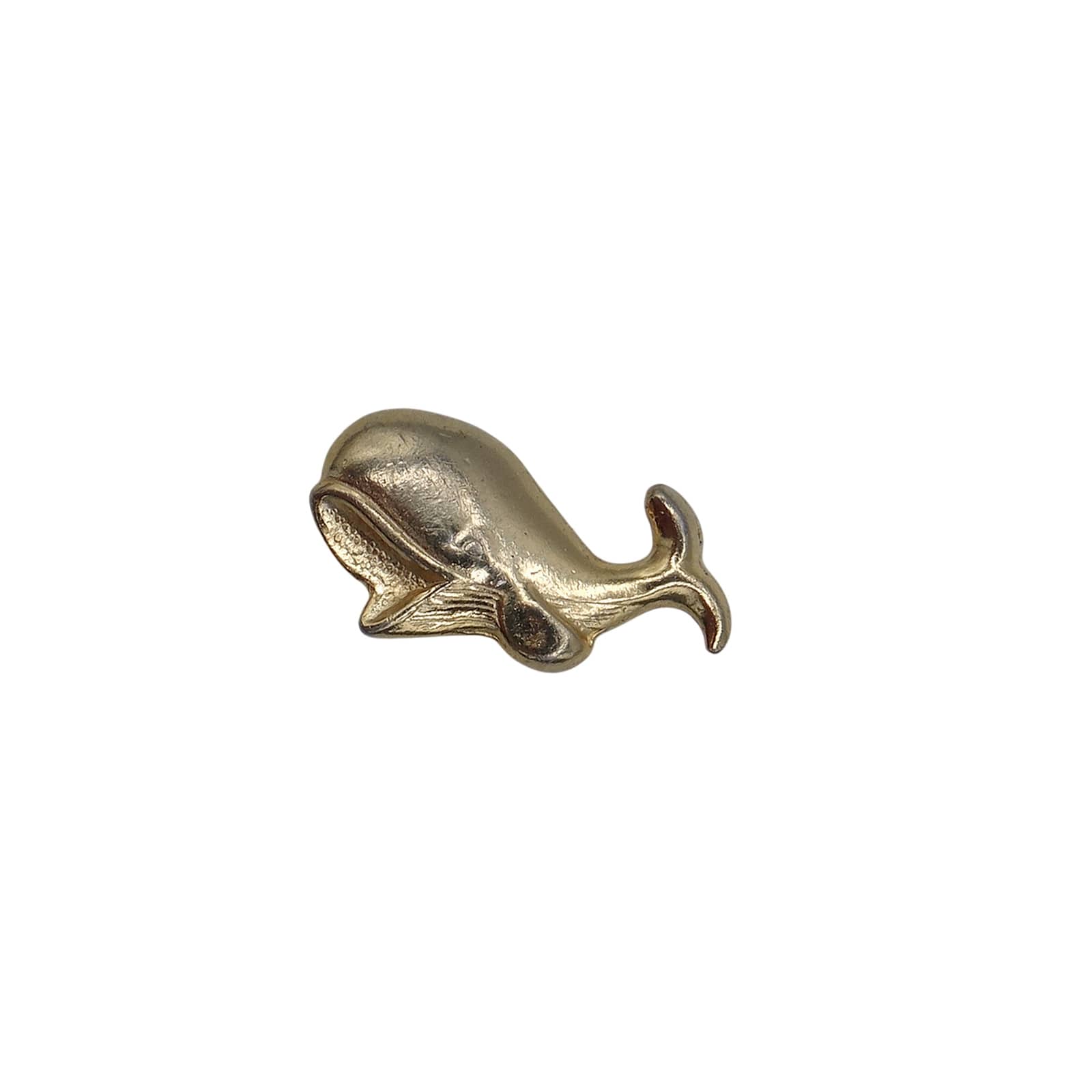 鯨 クジラ ピンズ 金色