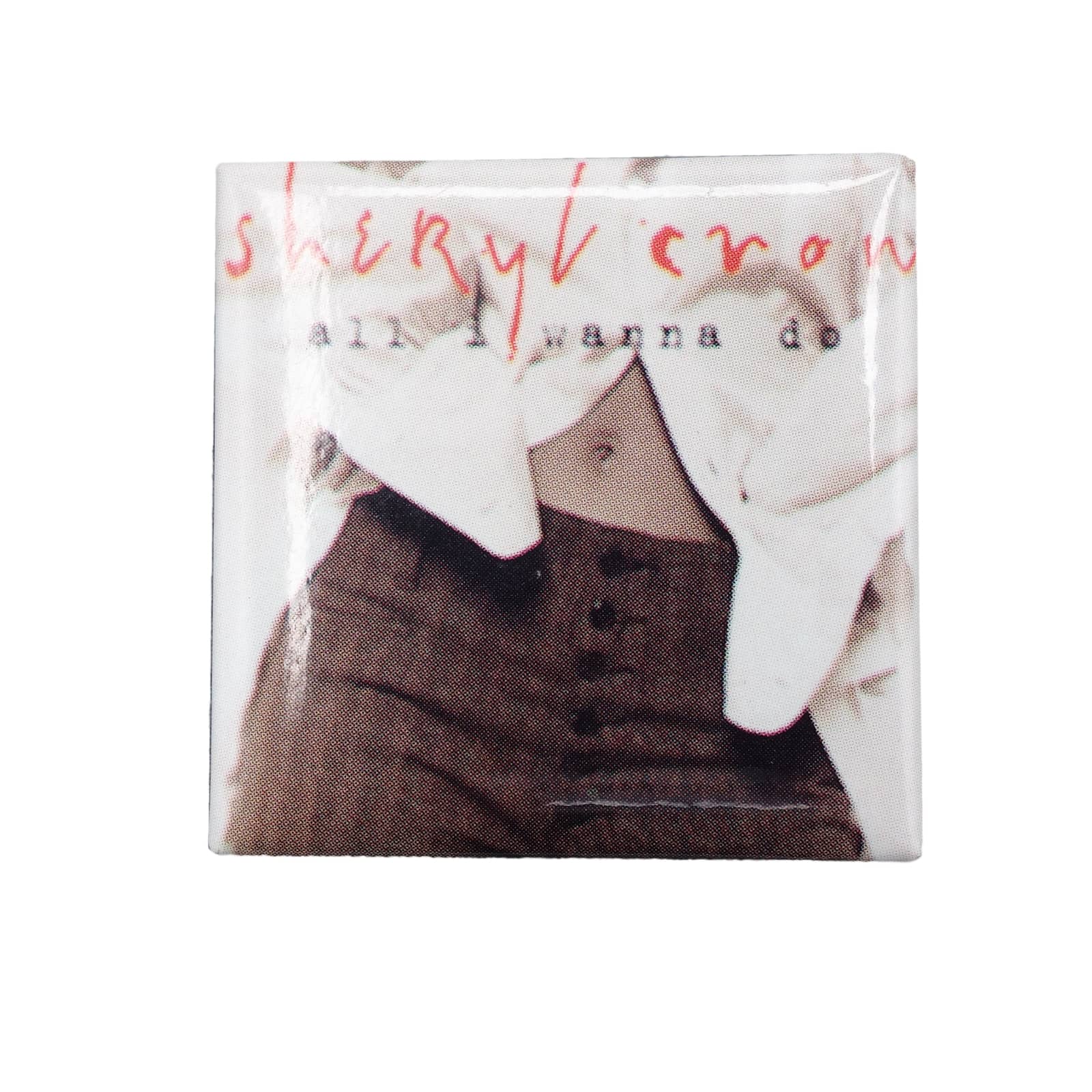 Sheryl Crow シェリル・クロウ 缶バッジ シンガーソングライター 1995 USA製