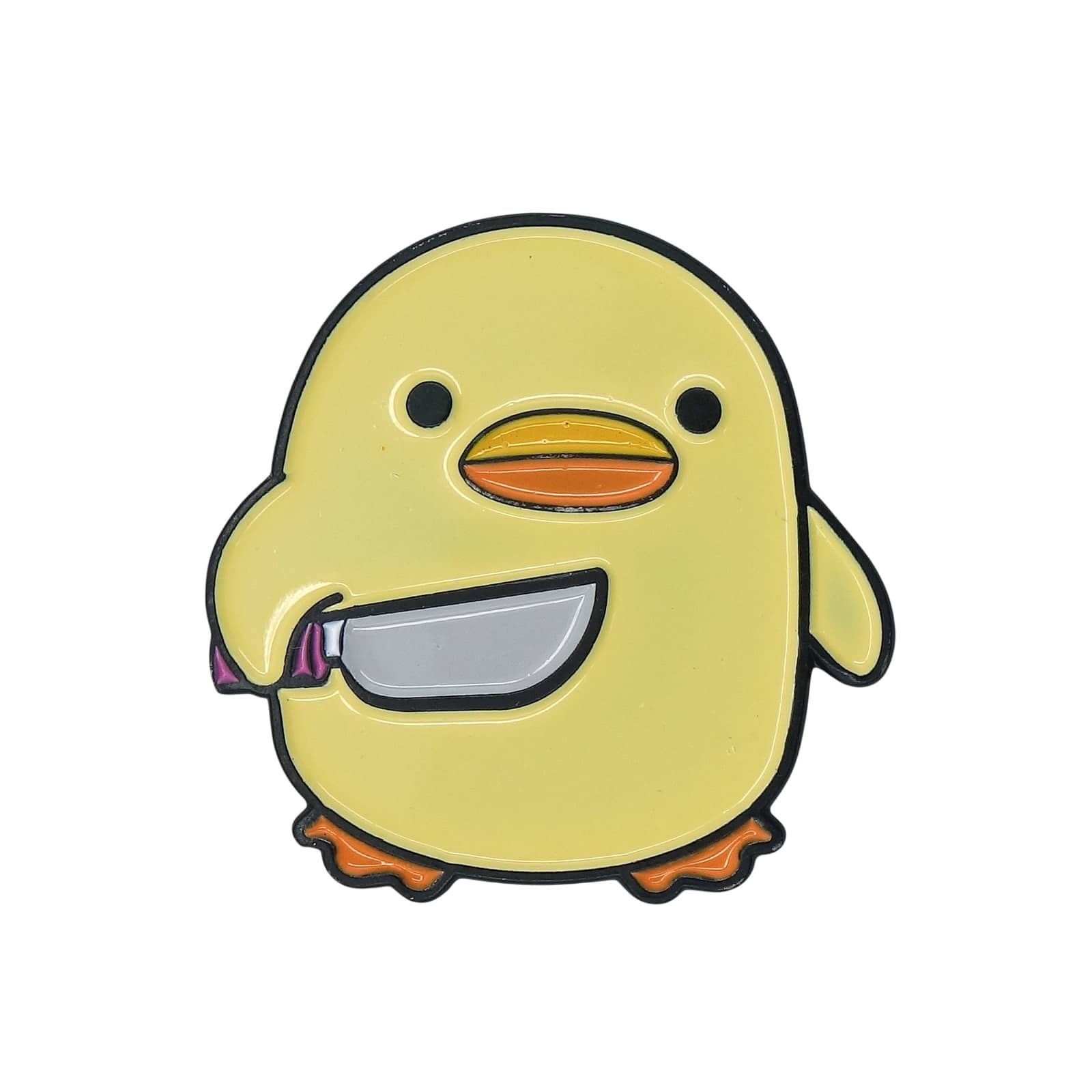 ナイフを持ったヒヨコ ピンズ