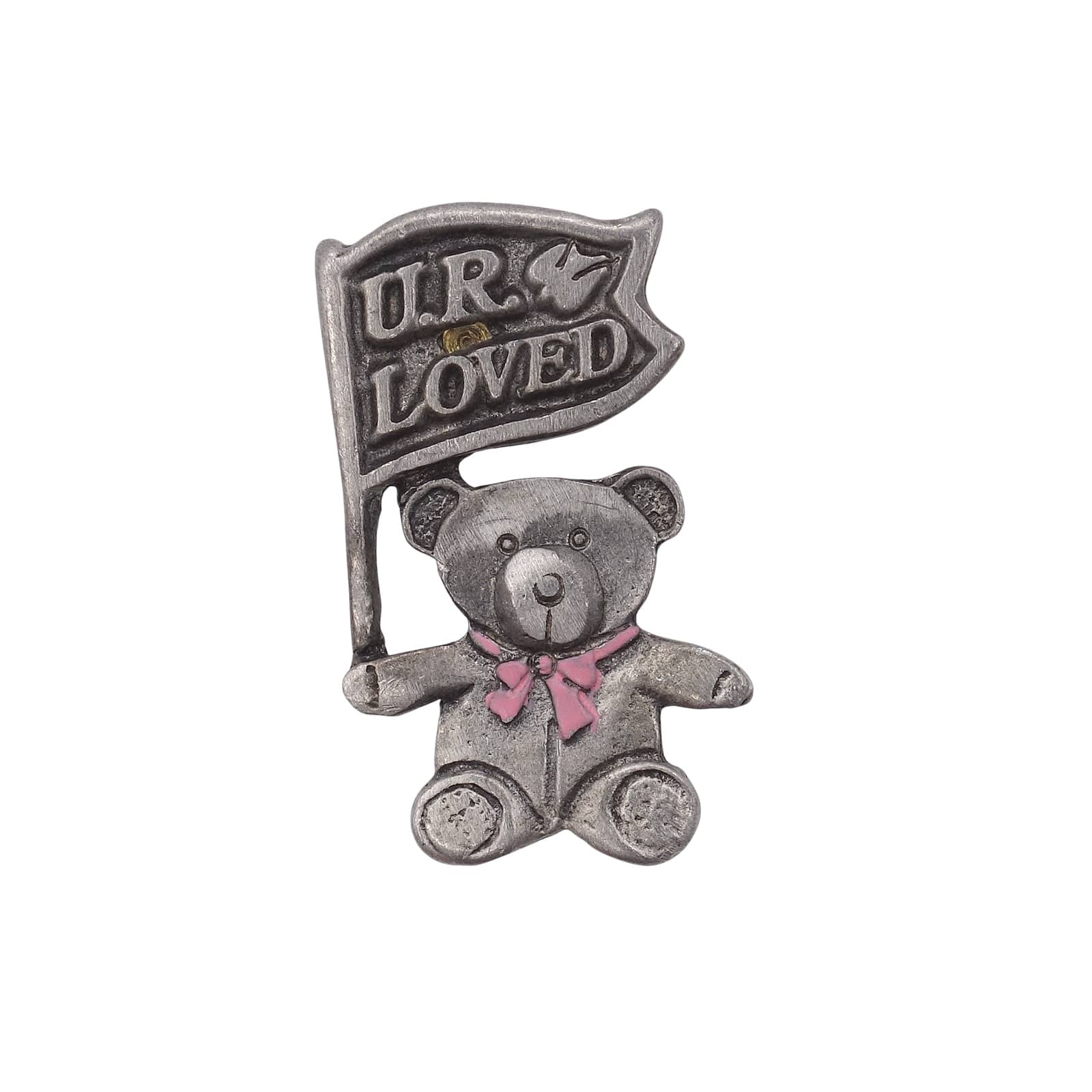 U.R. LOVED テディベア ピューター ピンズ