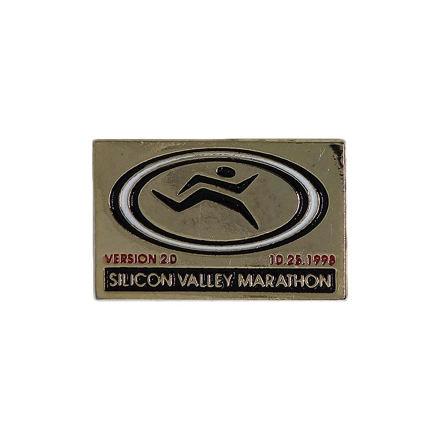 SILICON VALLEY MARATHON ピンズ マラソン 留め具付き