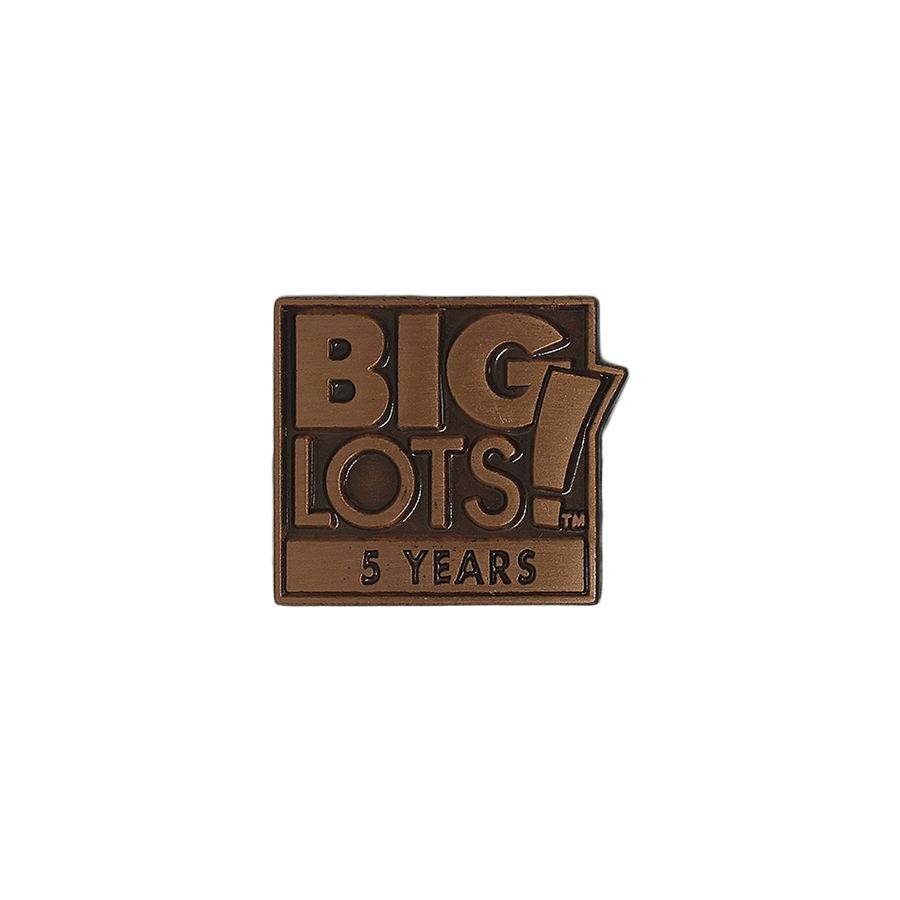 BIG LOTS! ピンズ 5 YEARS 留め具付き